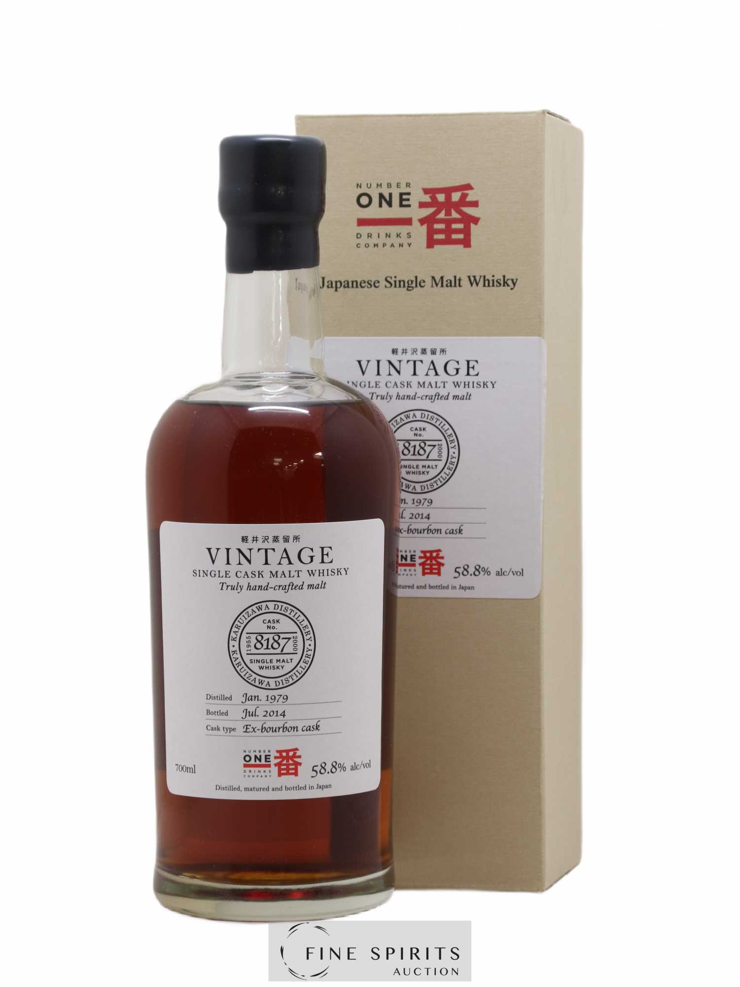 Karuizawa 1979 Number One Drinks Vintage Single Cask n°8187 - bottled 2014 LMDW Ex-Bourbon Cask