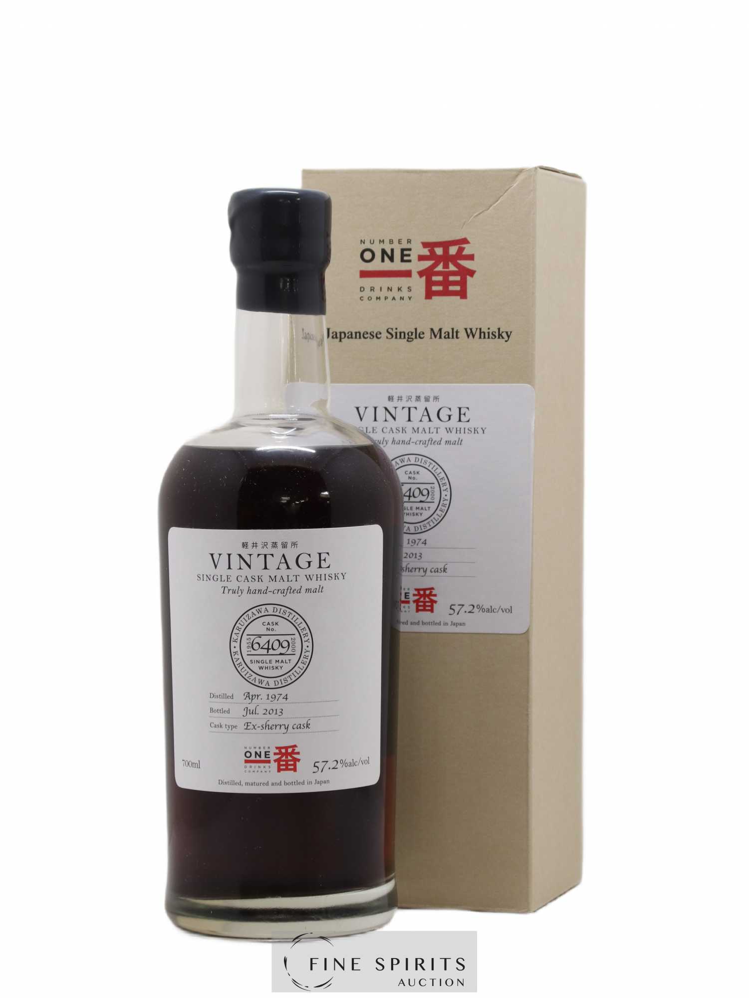 Karuizawa 1974 Number One Drinks Vintage Single Cask n°6409 - bottled 2013 Ex-Sherry Cask