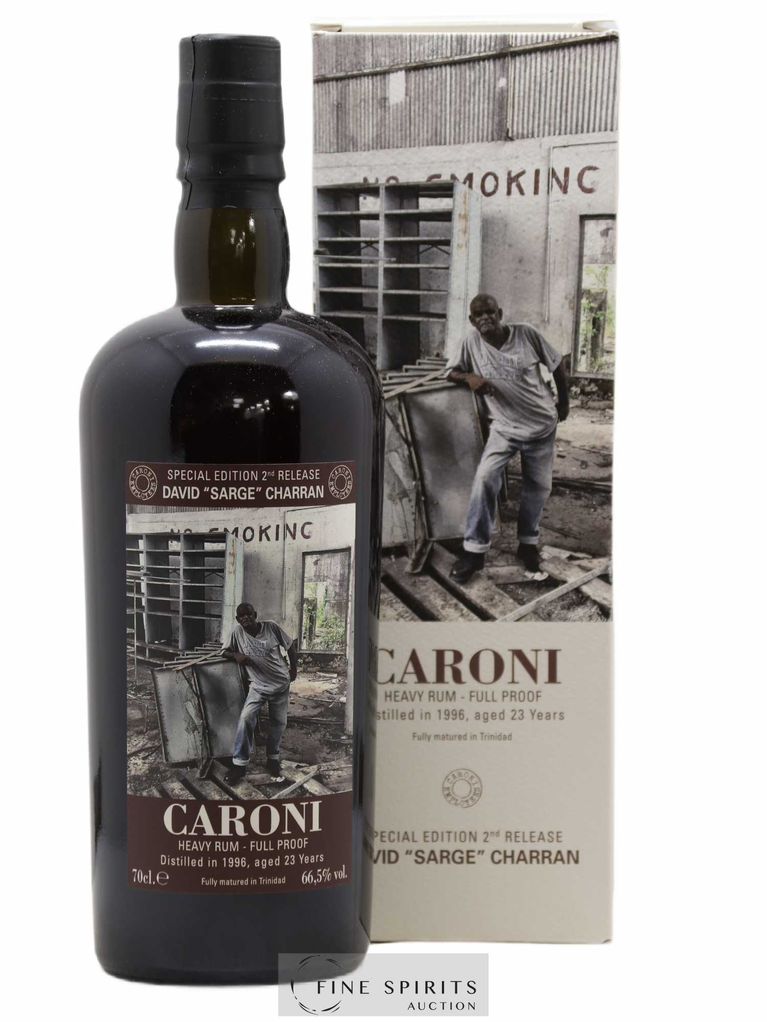 Caroni 23 years 1996 Velier Special Edition David Sarge Charran 2nd Release - One of 953 - bottled 2019 Employee Serie