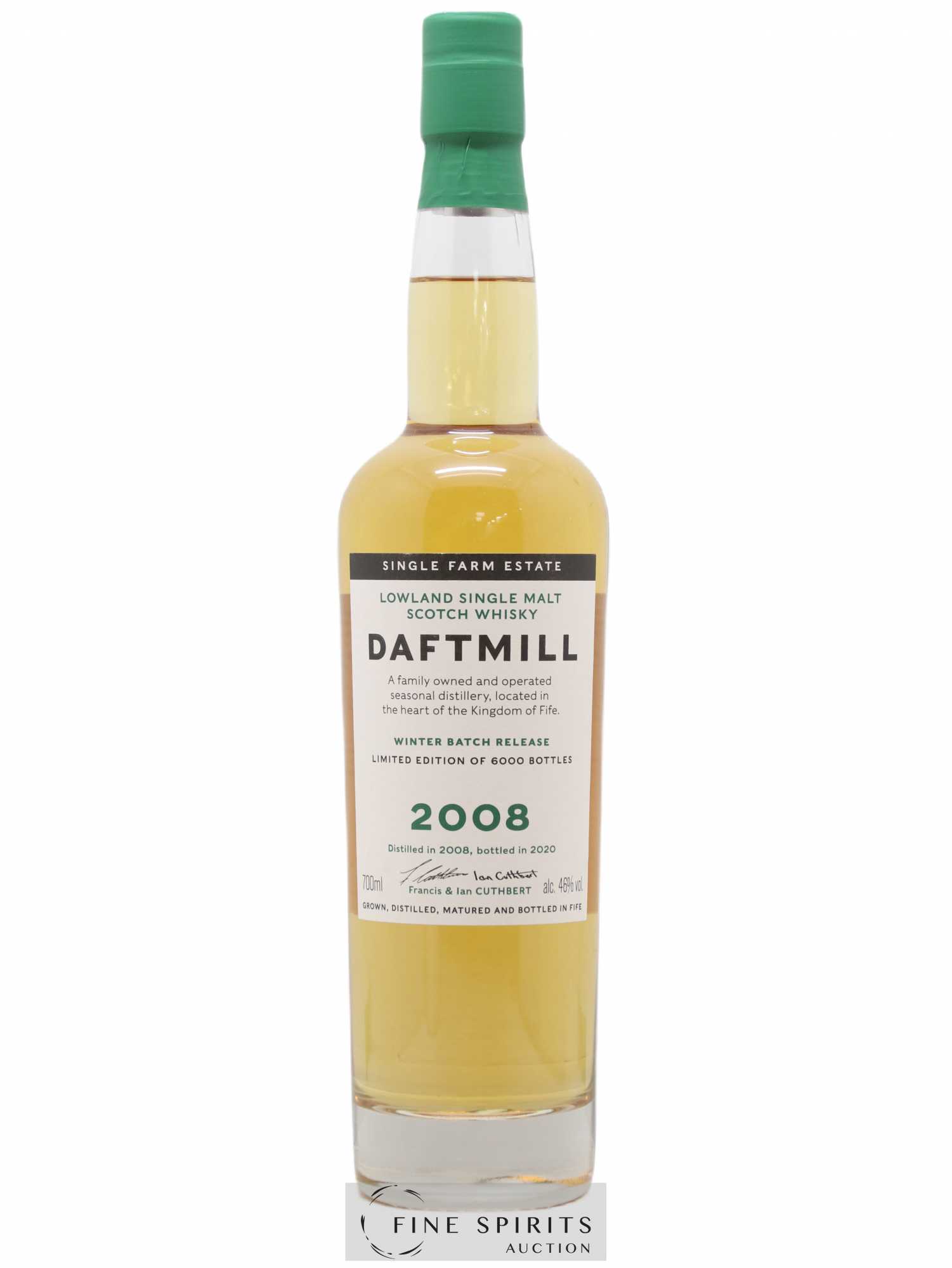 Daftmill 2008 Of. Single Farm Estate Winter Batch Release - bottled 2020 Limited Edition of 6000 bottles