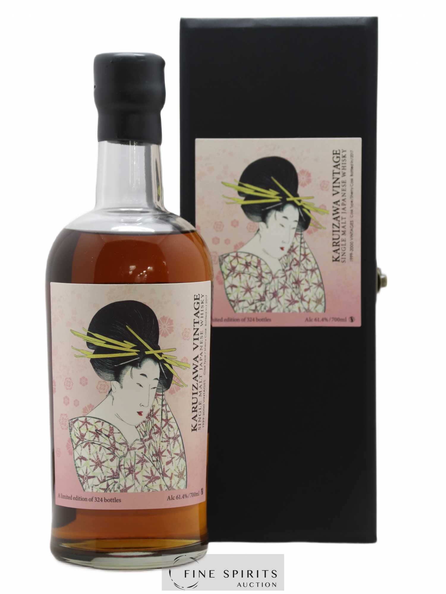 Karuizawa Of. Vintage 1999 & 2000 Sherry Cask - One of 324 - bottled 2017 Geisha Edition