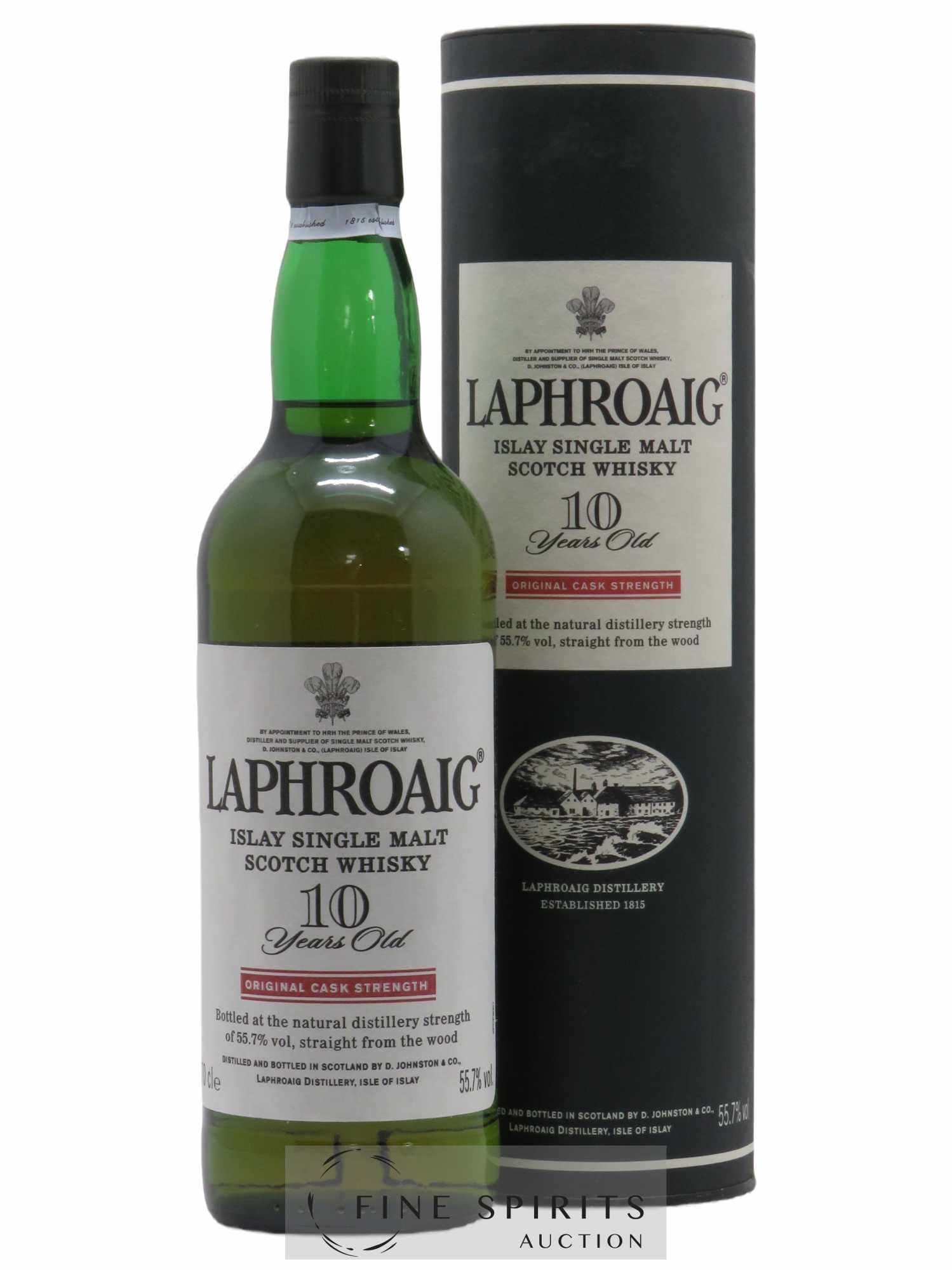 Laphroaig 10 years Of. Original Cask Strength (55,7°)