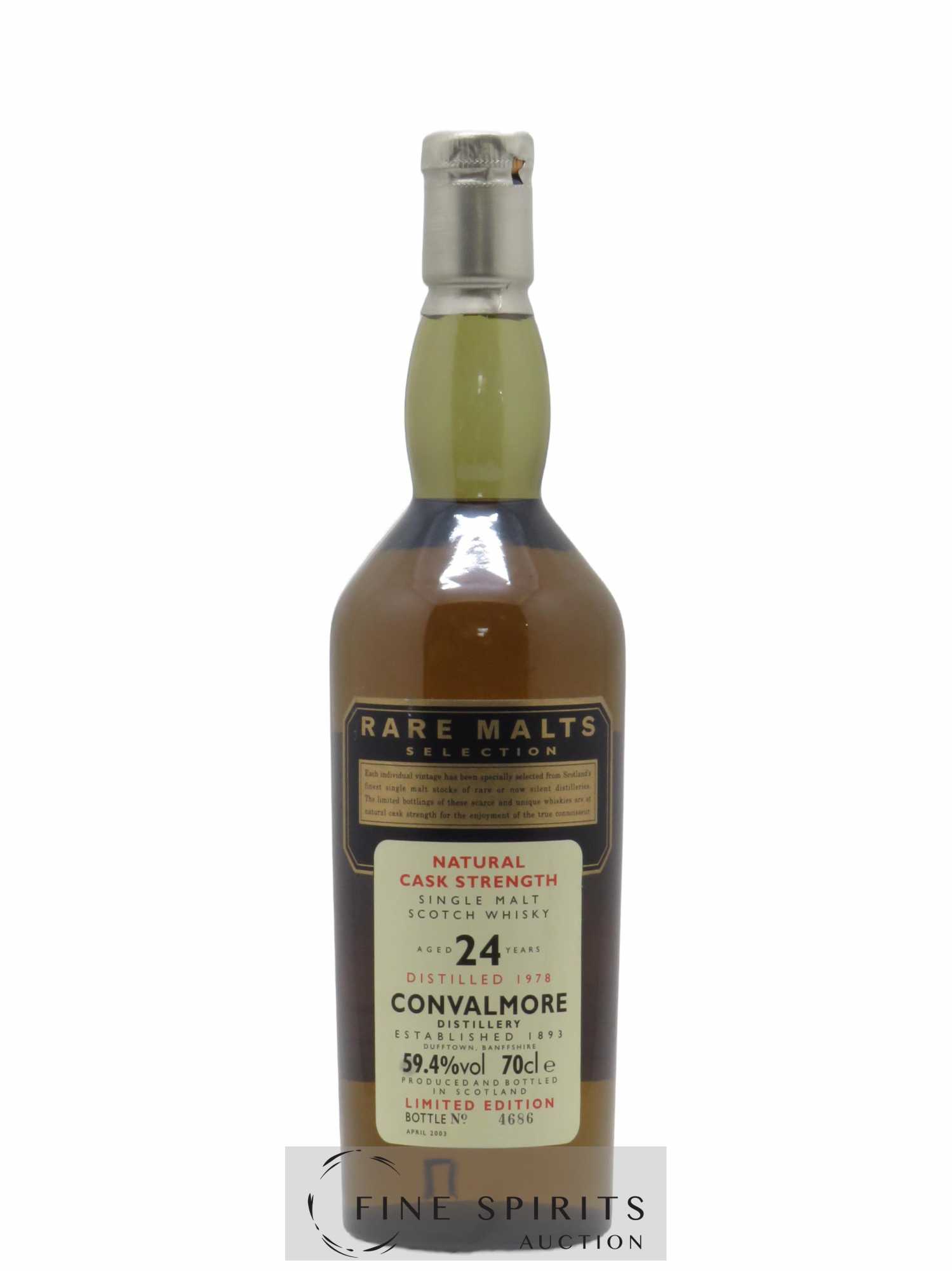 Convalmore 24 years 1978 Of. Rare Malts Selection Natural Cask Strengh - bottled 2003 Limited Edition