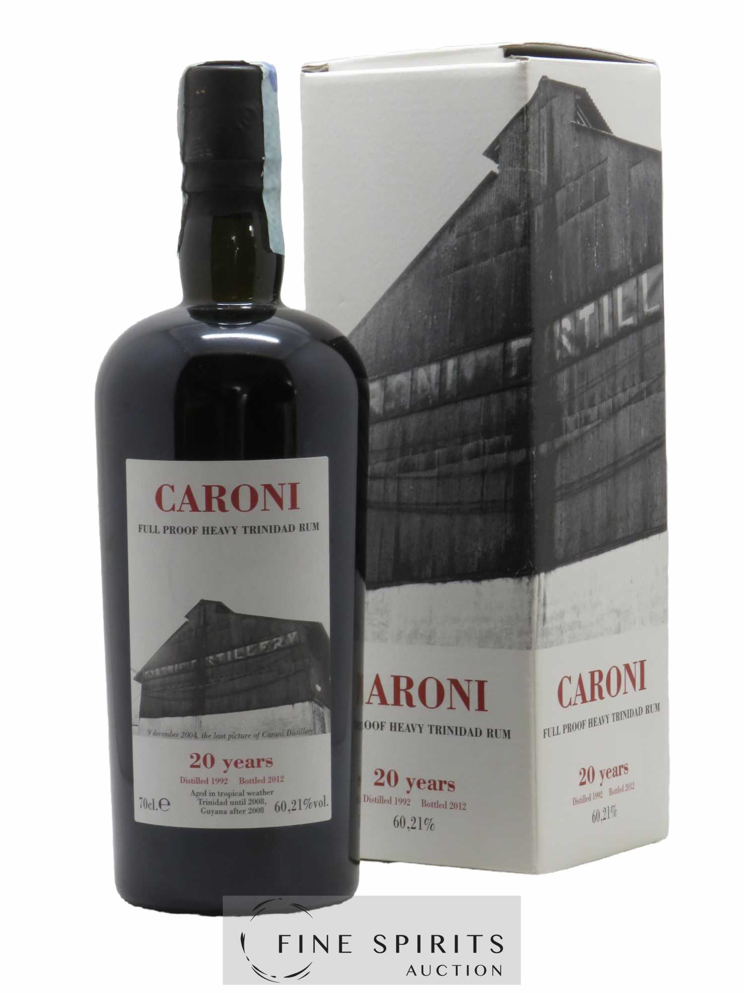 Caroni 20 years 1992 Velier Full Proof 1621 bottles - bottled 2012
