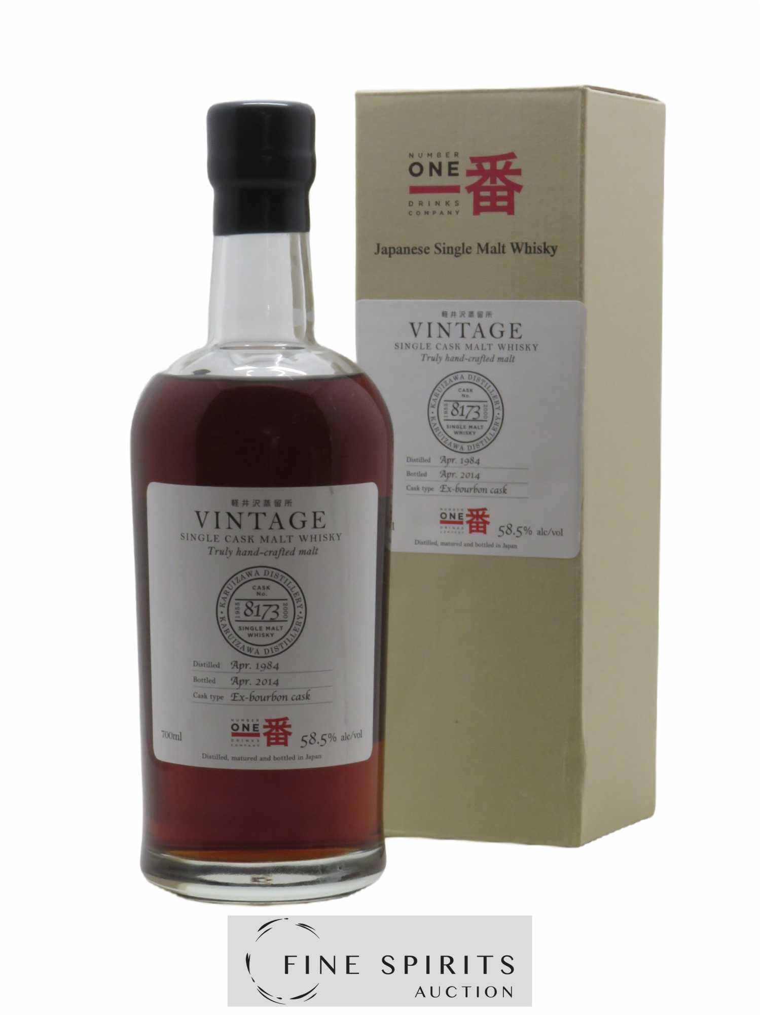 Karuizawa 1984 Number One Drinks Vintage Single Cask n°8173 - bottled 2014 Ex-Bourbon Cask