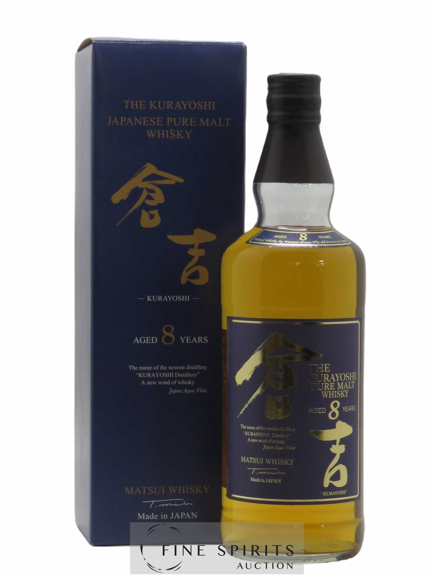 The Kurayoshi 8 years Of. Pure Malt Matsui Whisky