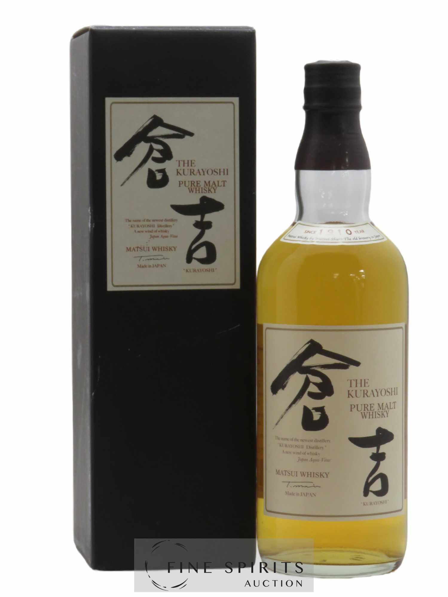 The Kurayoshi Of. Pure Malt Matsui Whisky