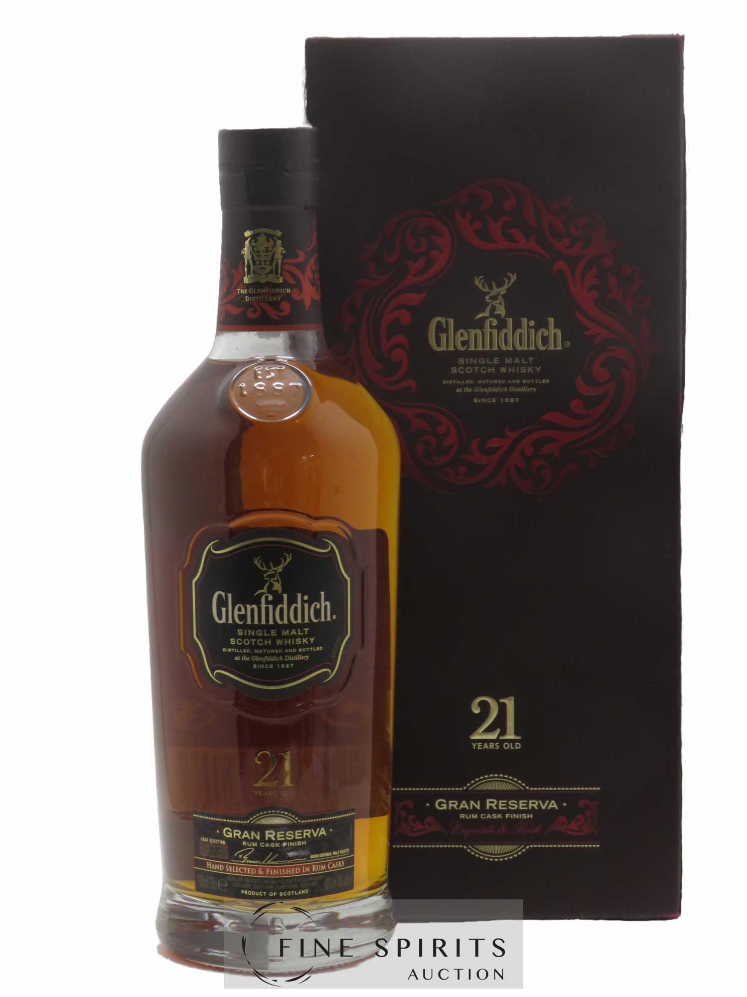 Glenfiddich 21 years Of. Rum Cask Finish - Cask n°36 Gran Reserva