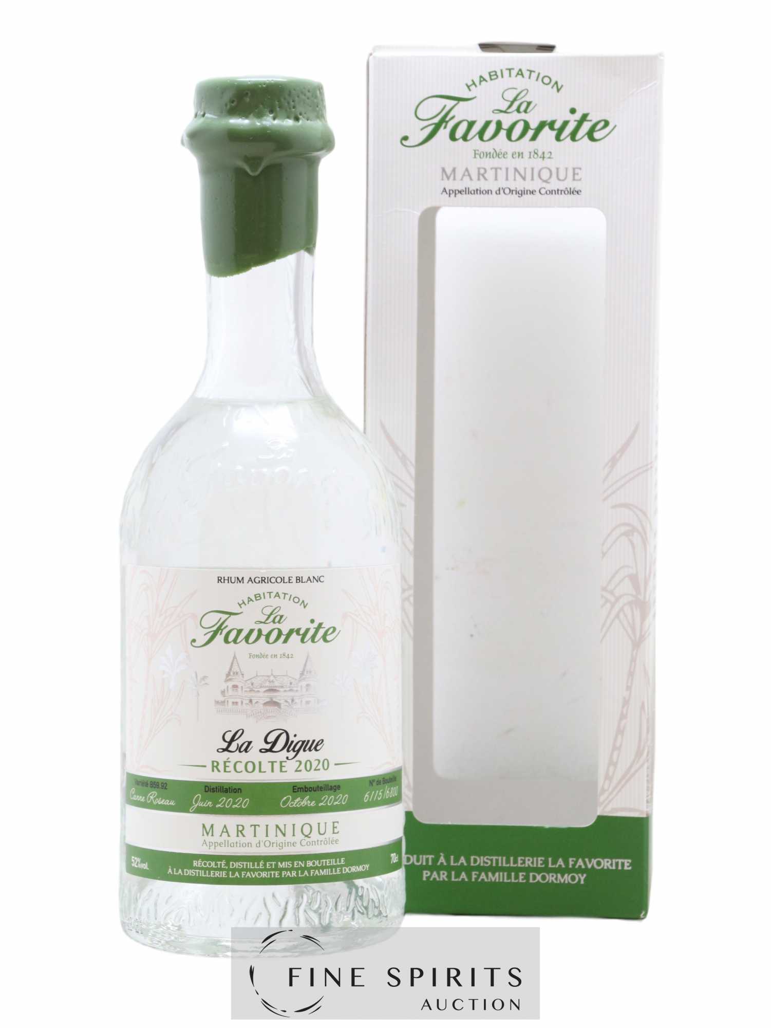 La Favorite 2020 Of. La Digue One of 6800 - bottled 2020