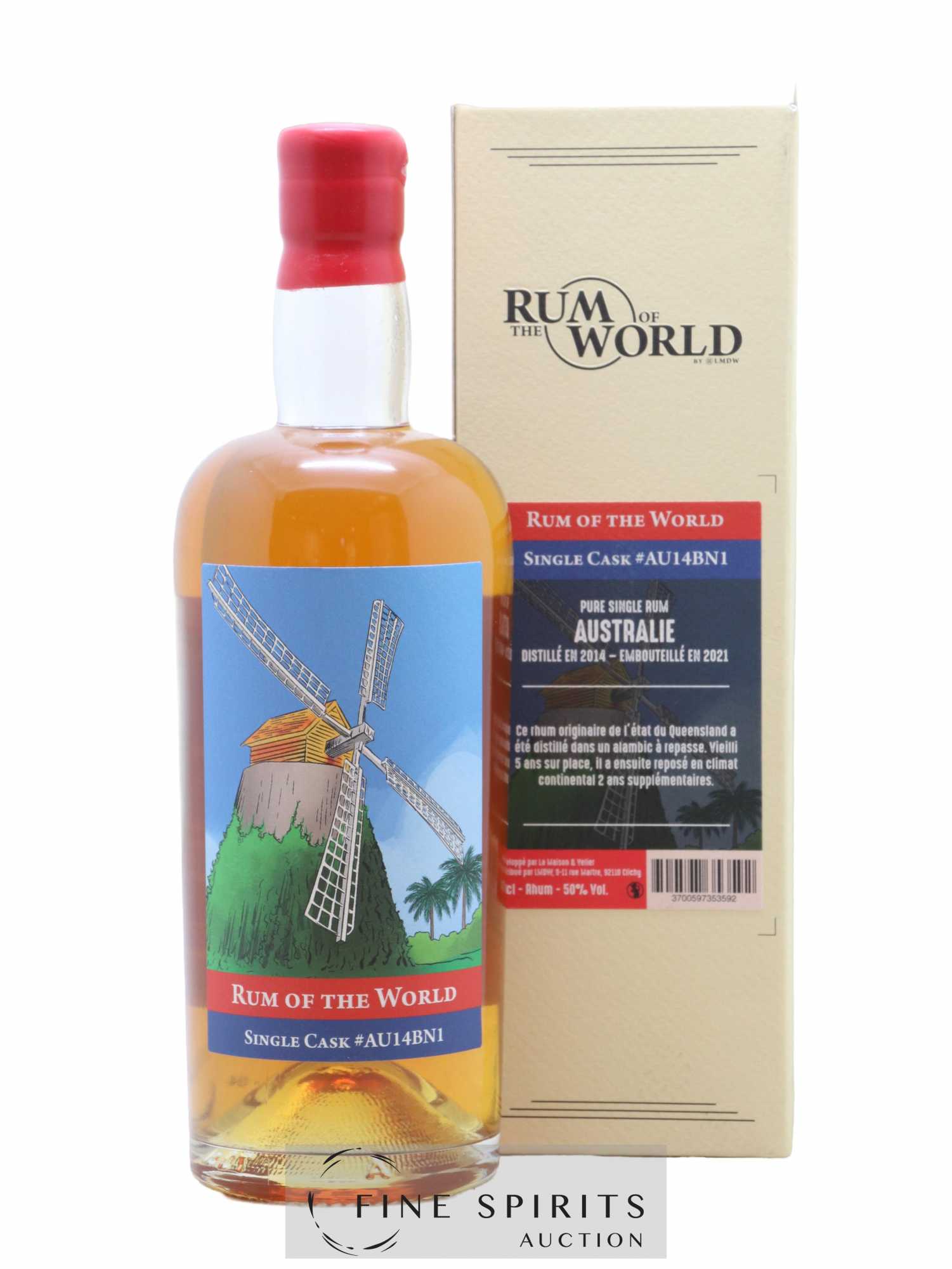 Rum Of The World 2014 Of. Australie Single Cask n°AU14BN1 - bottled 2021 LMDW