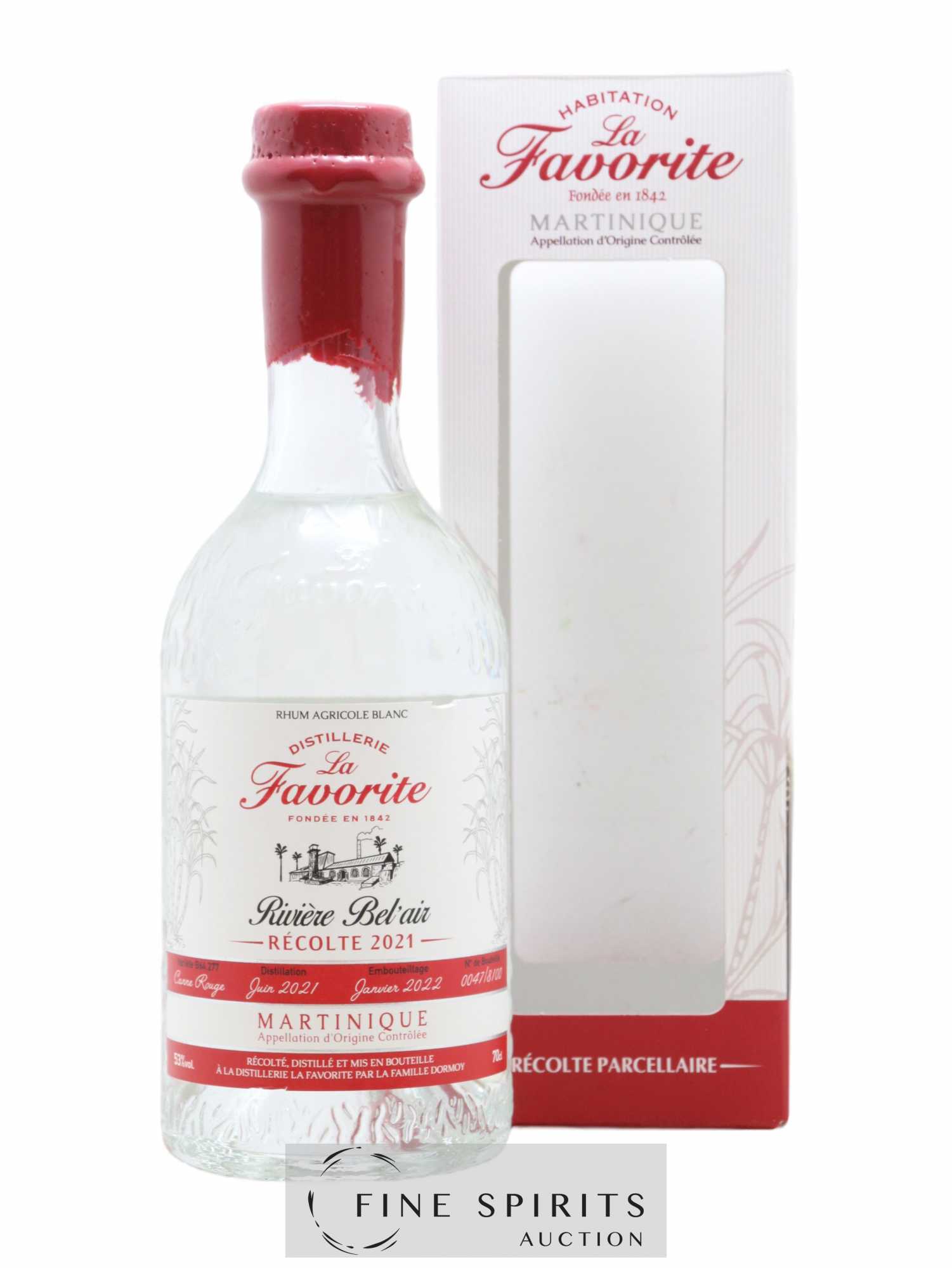 La Favorite 2021 Of. Rivière Bel'Air One of 8100 - bottled 2022
