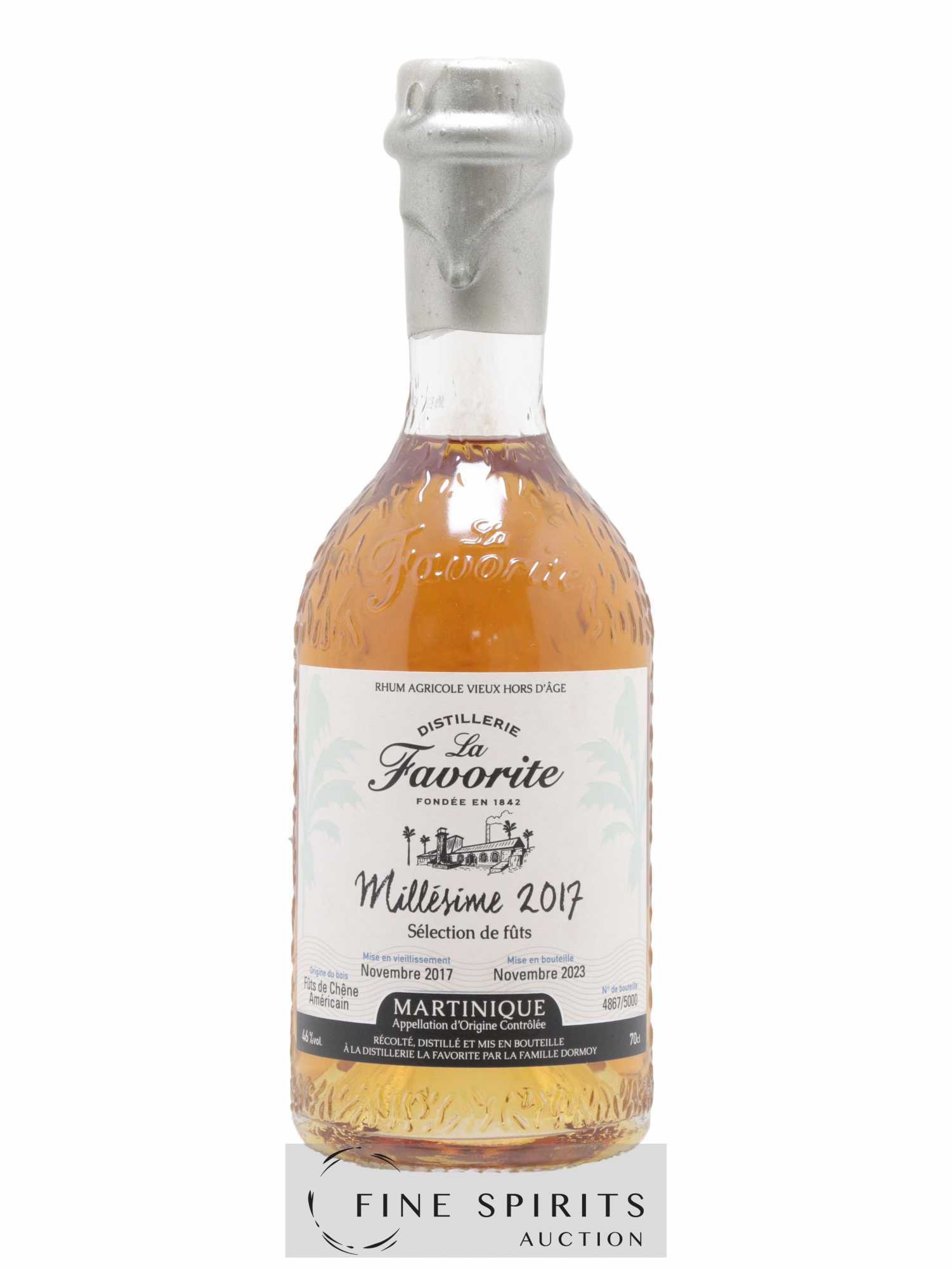 La Favorite 2017 Of. Sélection de Fûts Fûts de Chêne Américain - One of 5000 - bottled 2023
