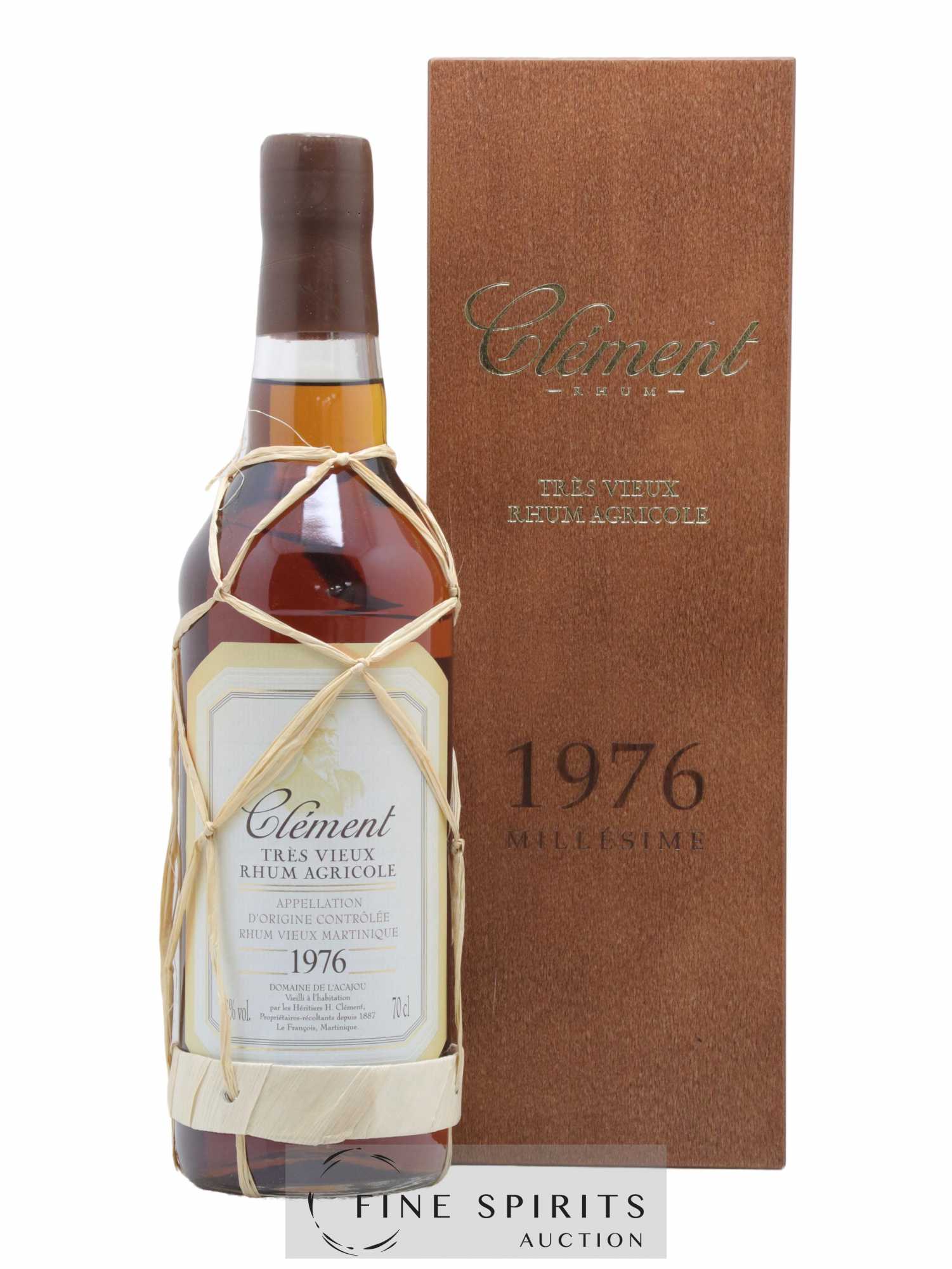 Clément 1976 Of. Domaine de l'Acajou Vieilli en fûts de Chêne