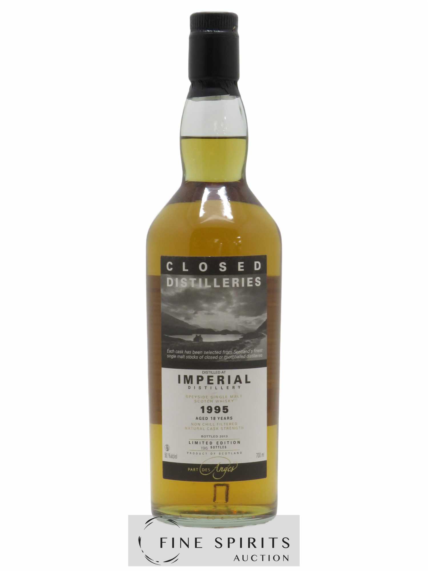 Imperial 18 years 1995 Of. Closed Distilleries One of 196 bottles - bottled 2013 Part des Anges Limited Edition
