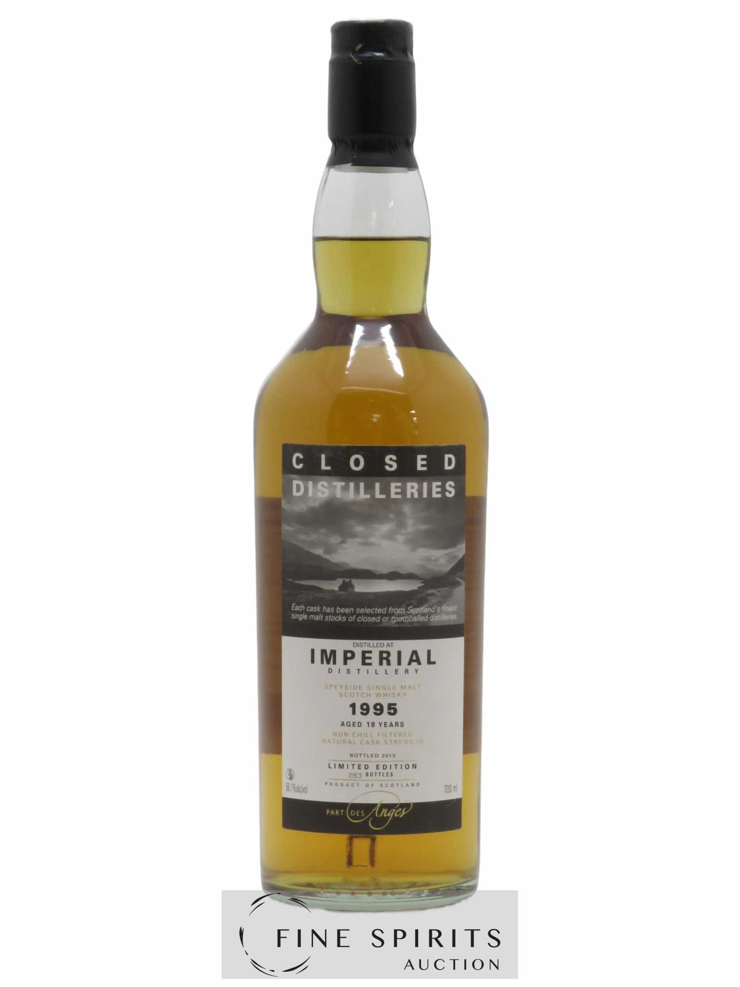 Imperial 18 years 1995 Closed Distilleries One of 263 bottles - bottled 2013 Part des Anges Limited Edition