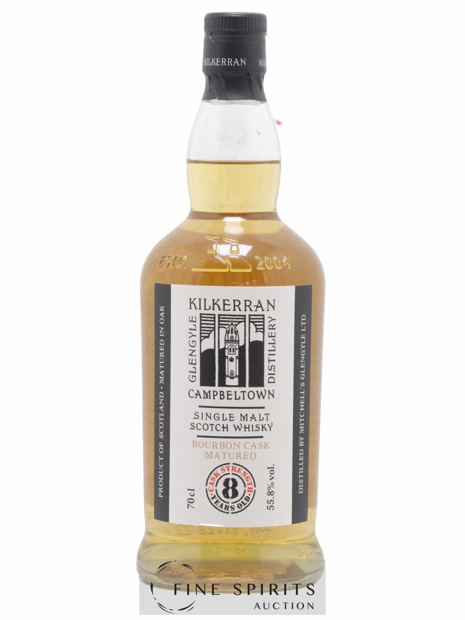 Kilkerran 8 years Of. Bourbon Cask Matured Cask Strength