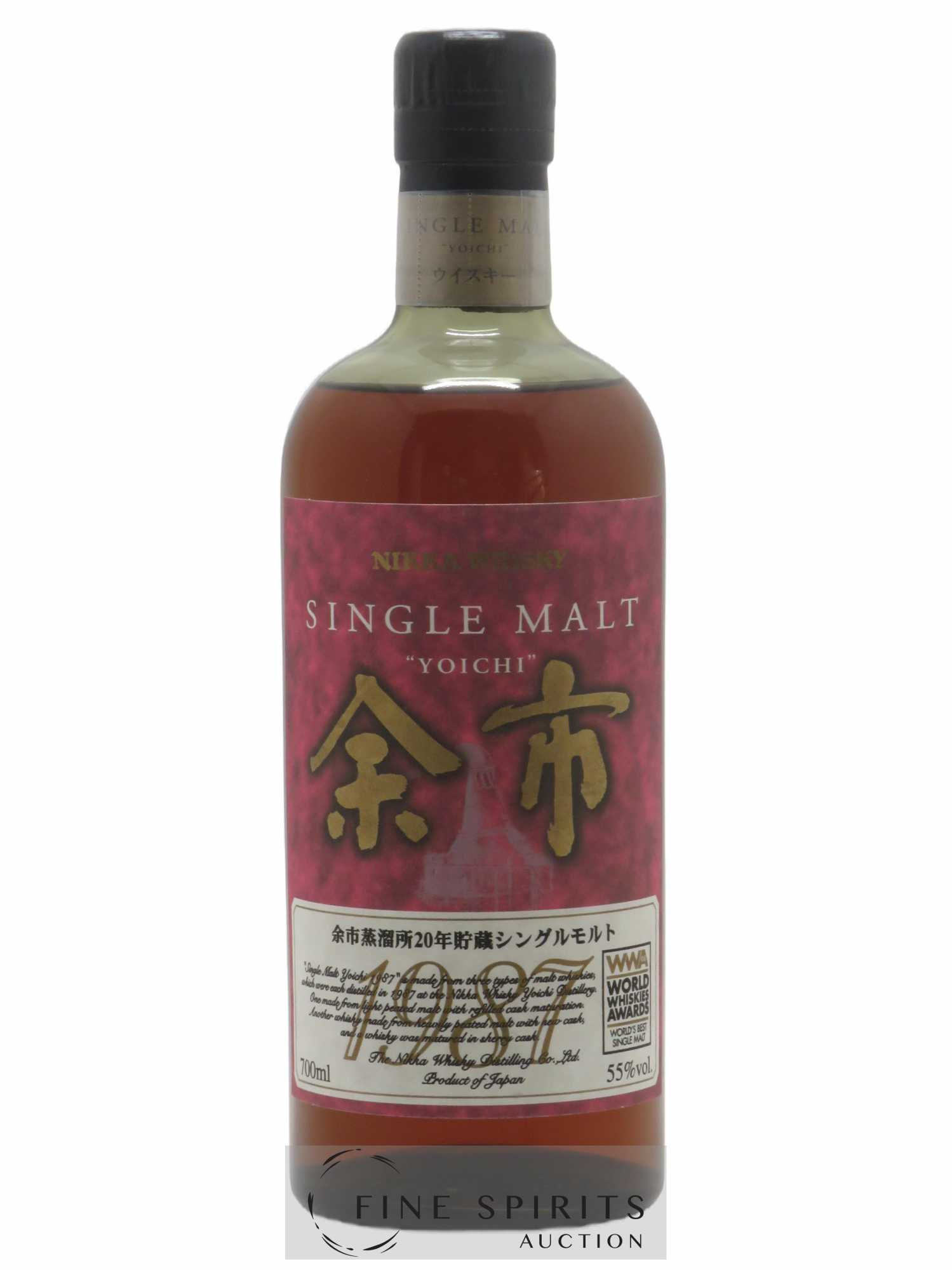 Yoichi 1987 Of. World Whiskies Awards 08 LMDW Nikka Whisky