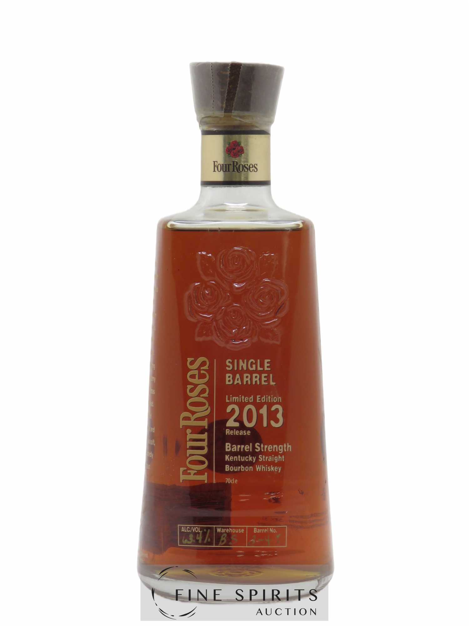 Four Roses 13 years Of. Single Barrel Barrel Strength n° 3-4 Y - One of 4559 - 2013 Release Limited Edition