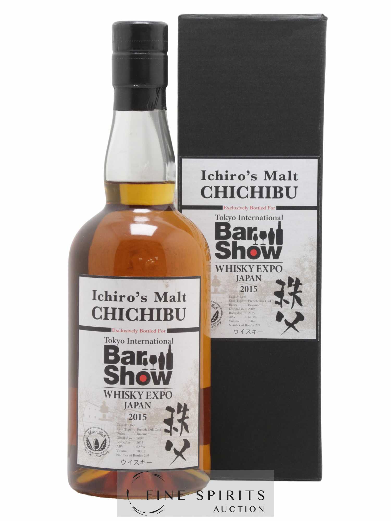 Chichibu 2009 Of. Cask n°2360 - One of 299 - bottled 2015 Tokyo International Bar Show Ichiro's Malt