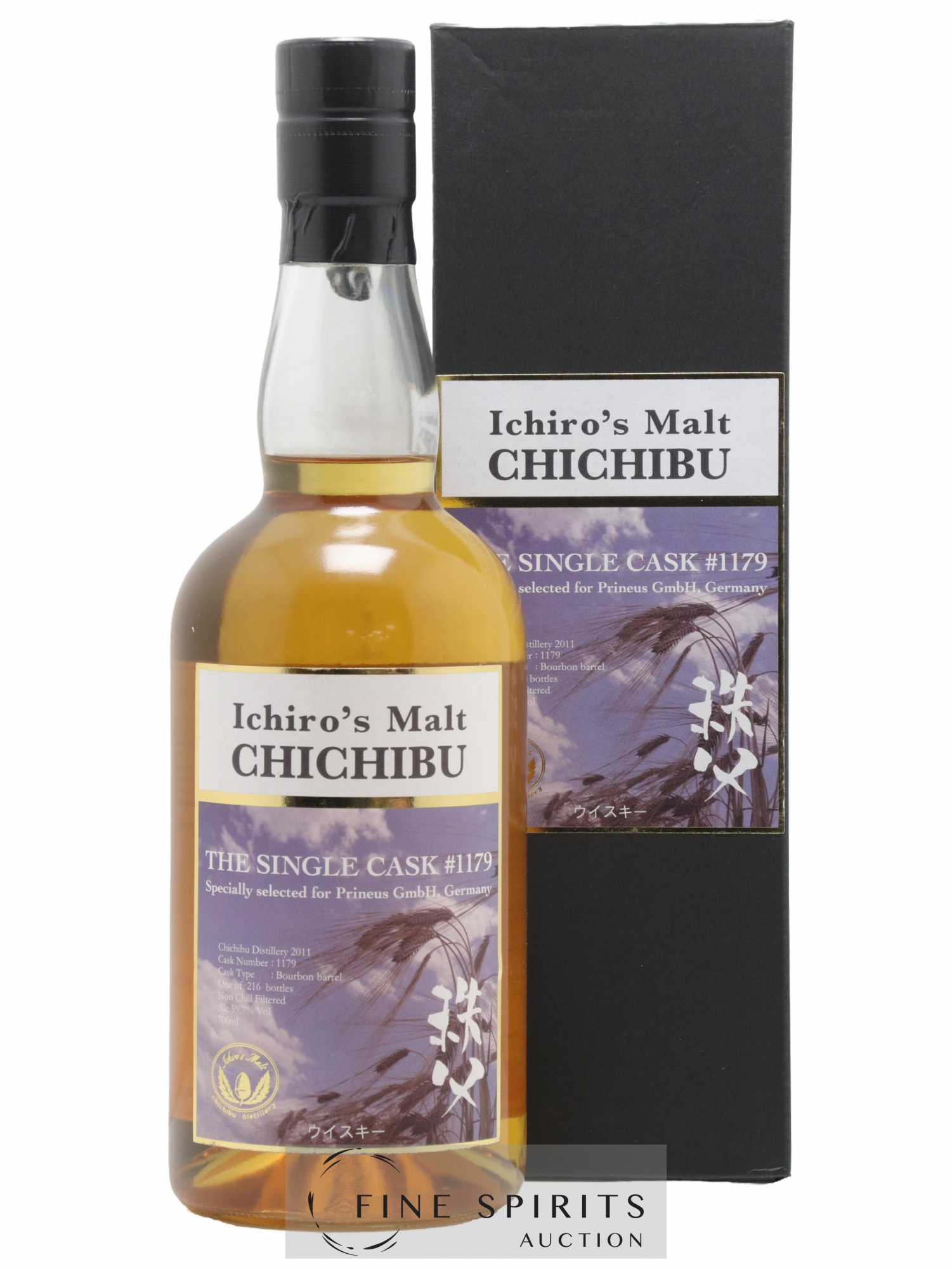 Chichibu 2011 Of. Cask n°1179 - One of 216 Prineus GmbH Ichiro's Malt