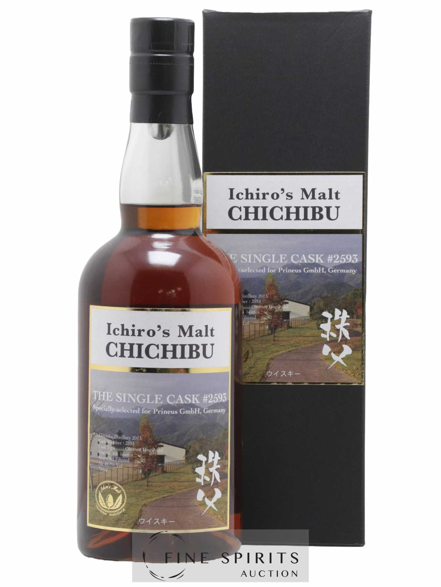 Chichibu 2013 Of. Cask n°2593 - One of 306 Prineus GmbH Ichiro's Malt