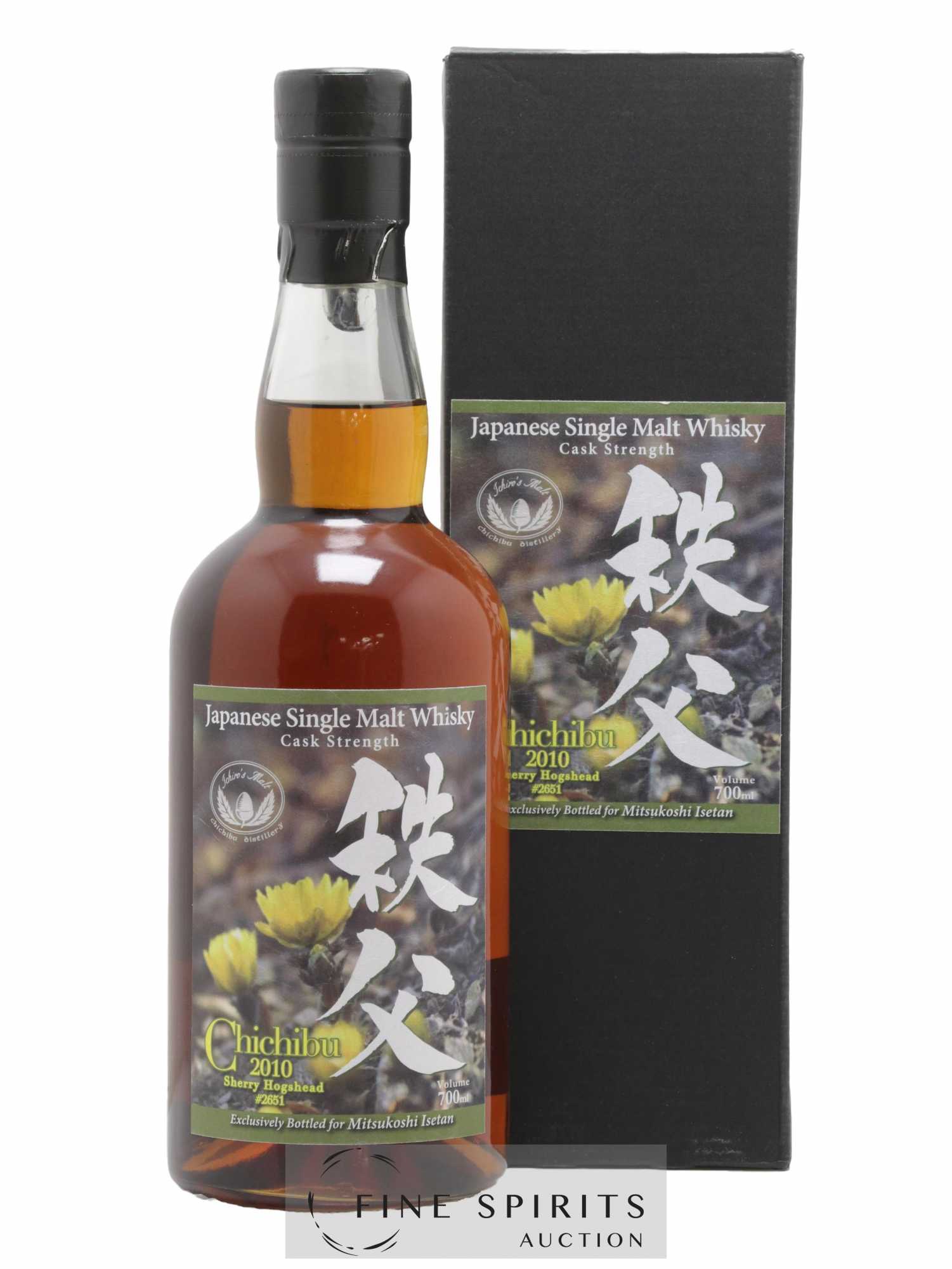 Chichibu 2010 Of. Sherry Hogshead Cask n°2651 - One of 162 Mitsukoshi Isetan Ichiro's Malt