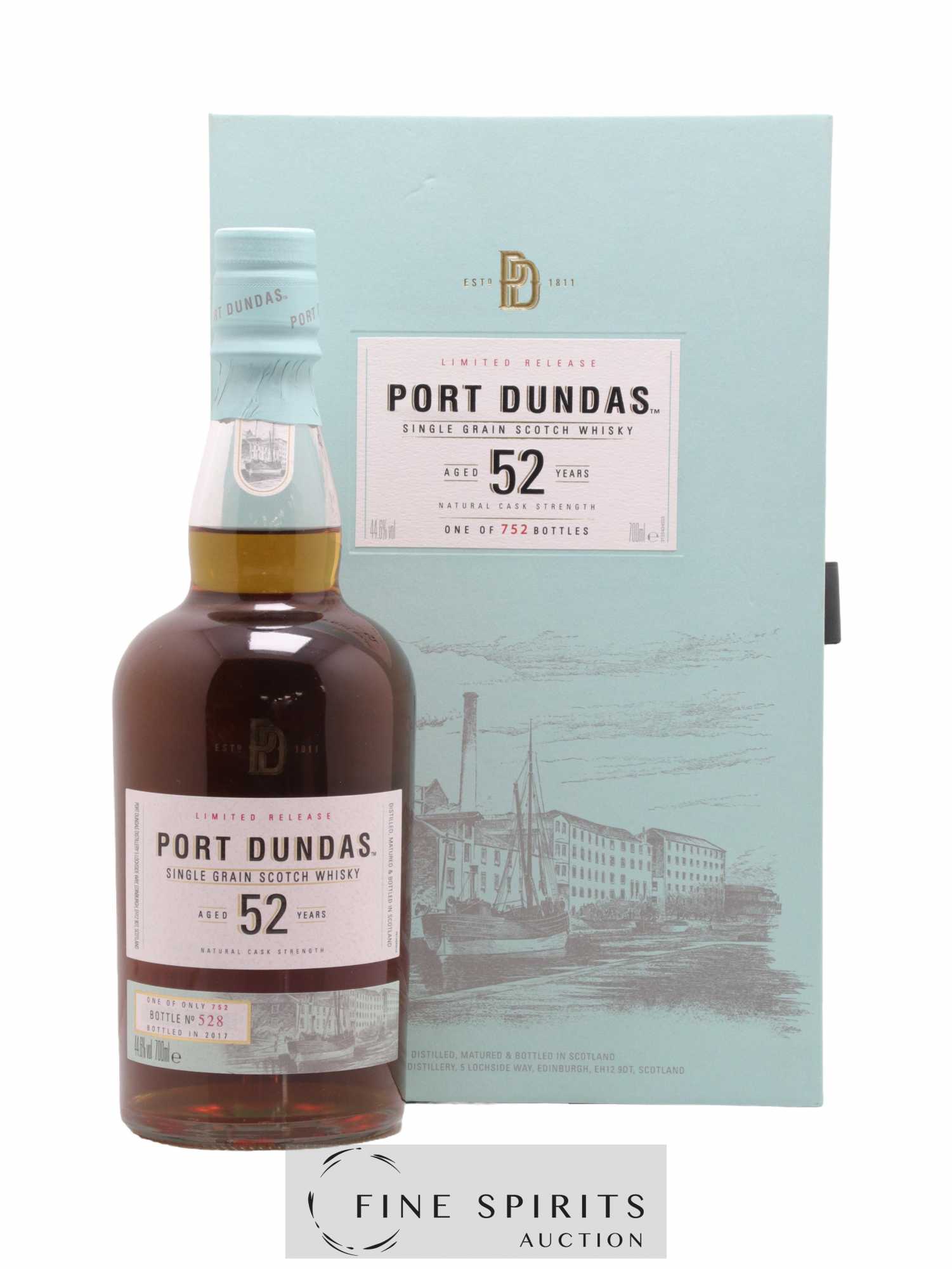 Port Dundas 52 years Of. Natural Cask Strength One of 752 - bottled 2017 Limited Release