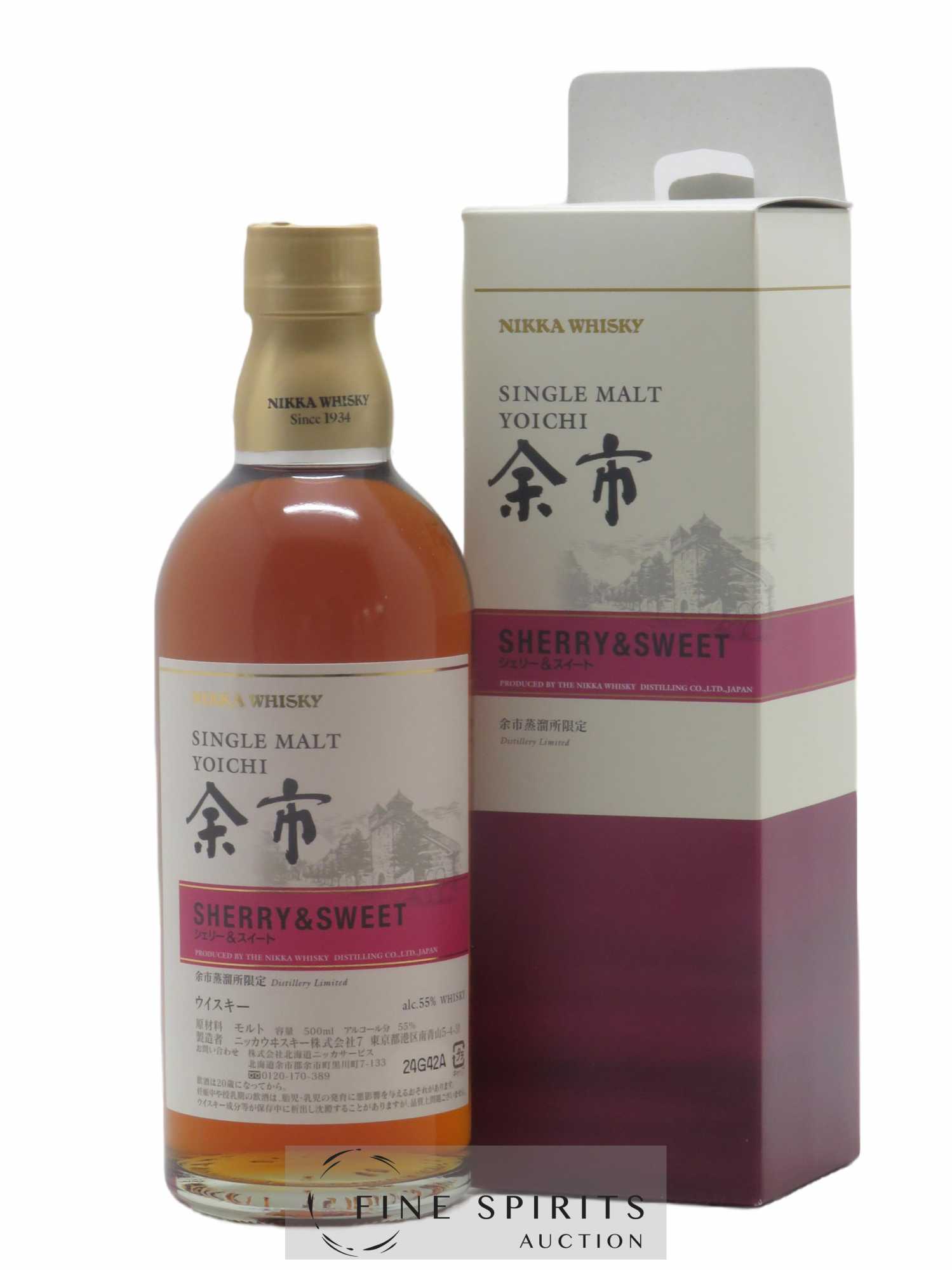 Yoichi Of. Sherry & Sweet Distillery Limited Nikka Whisky (50cl.)