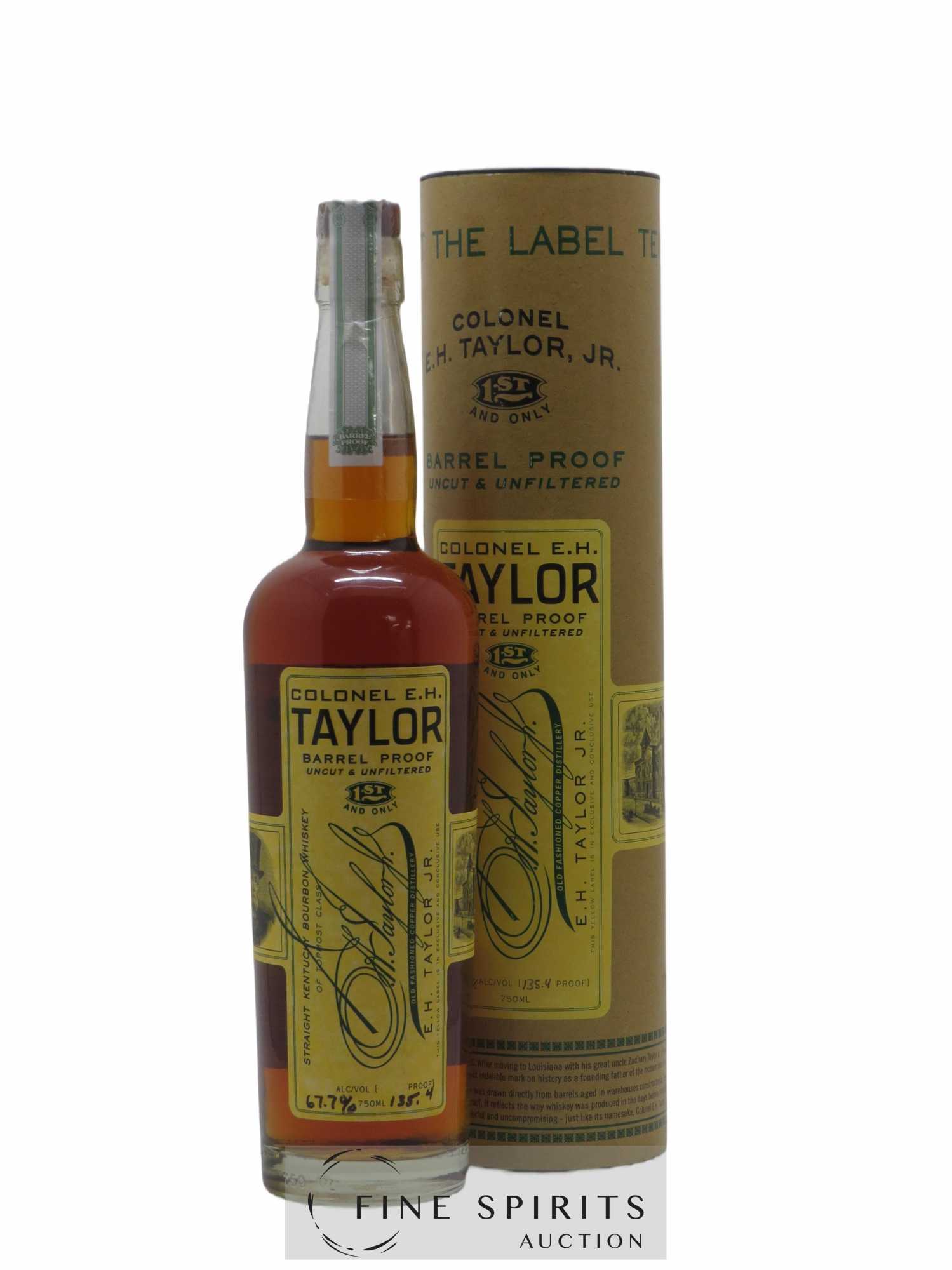 E.H. Taylor Of. Barrel Proof Uncut & Unfiltered 1st and Only (67,7°)