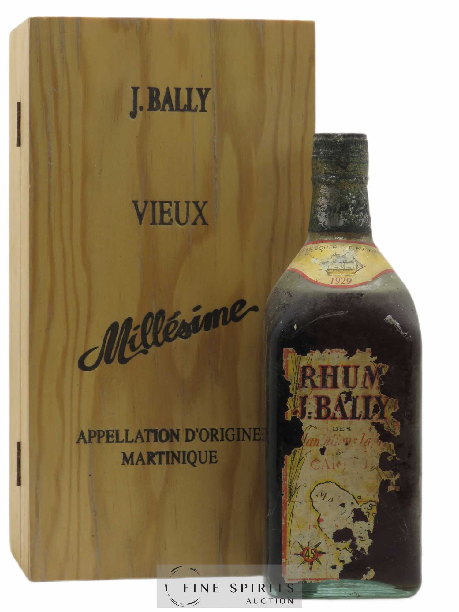 Rhum Bally - Millésime 1966 - Rhum Vintage de Martinique