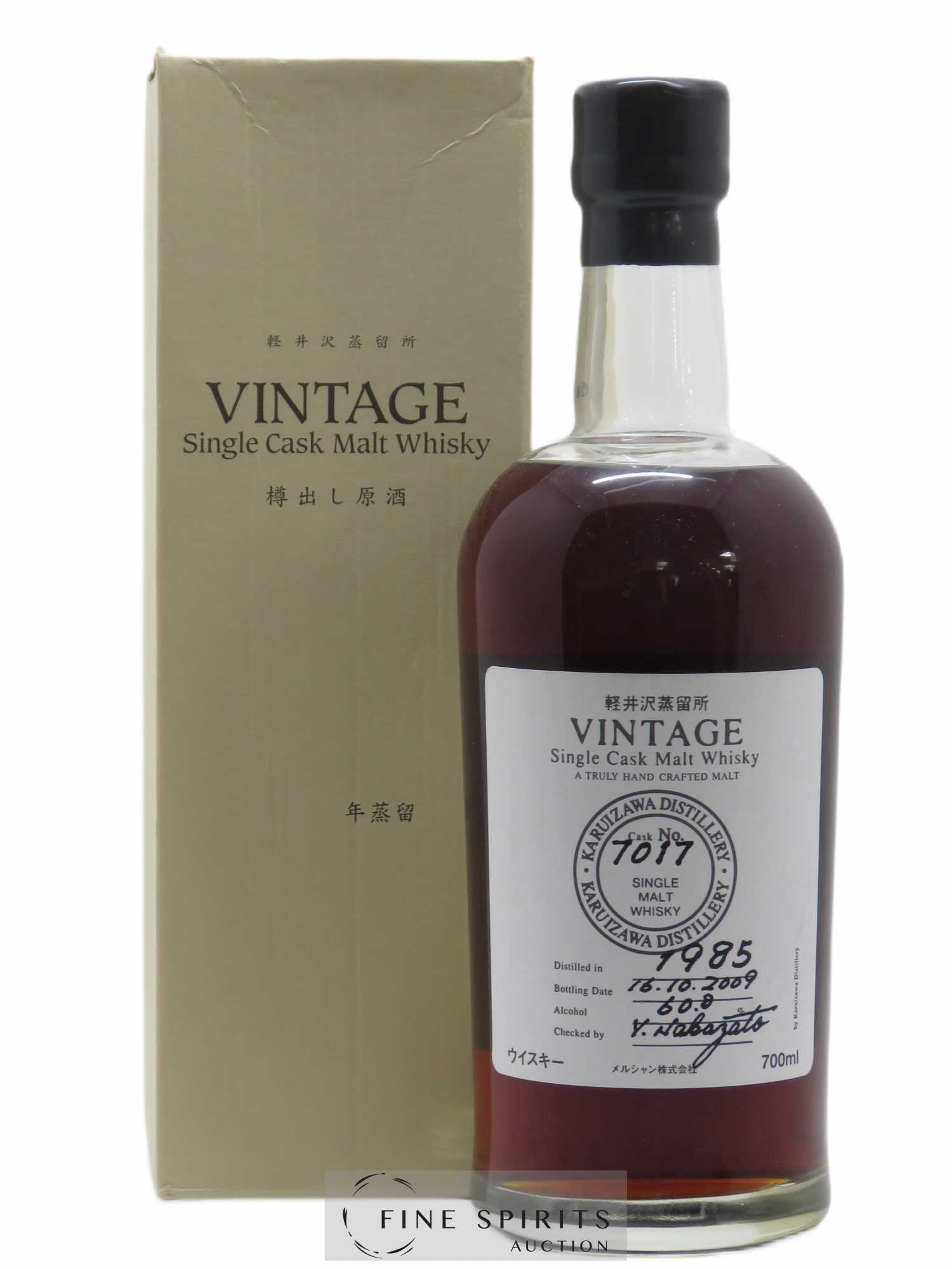 Karuizawa 1985 Number One Drinks Vintage Single Cask n°7017 - bottled 2009