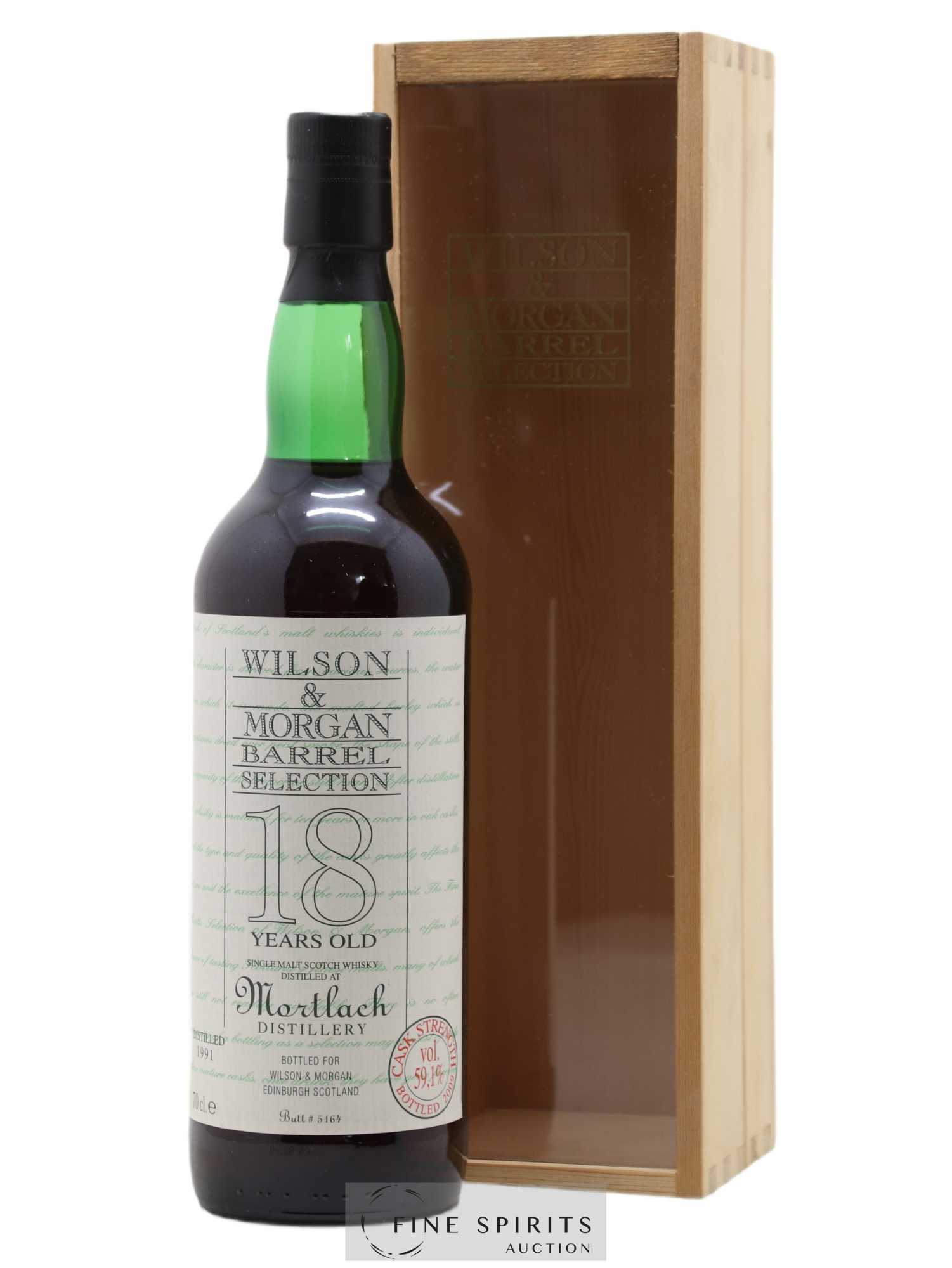 Mortlach 18 years 1991 Wilson & Morgan Butt n°5164 - bottled 2009 Barrel Selection