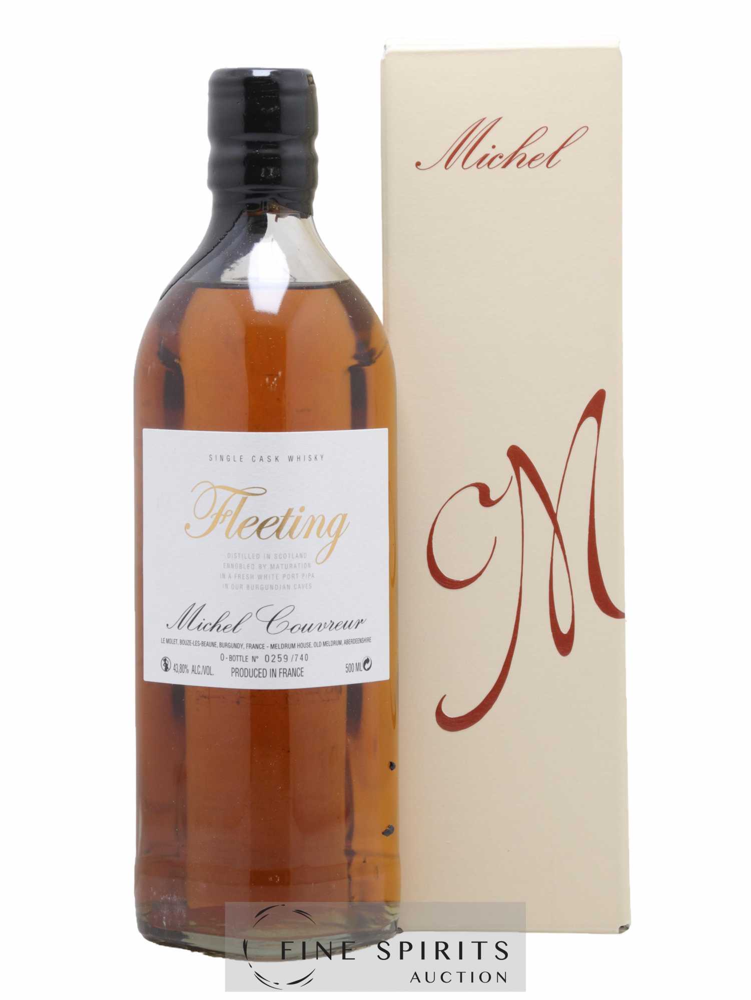 Michel Couvreur Of. Fleeting Single Cask - One of 740 (50cl.)
