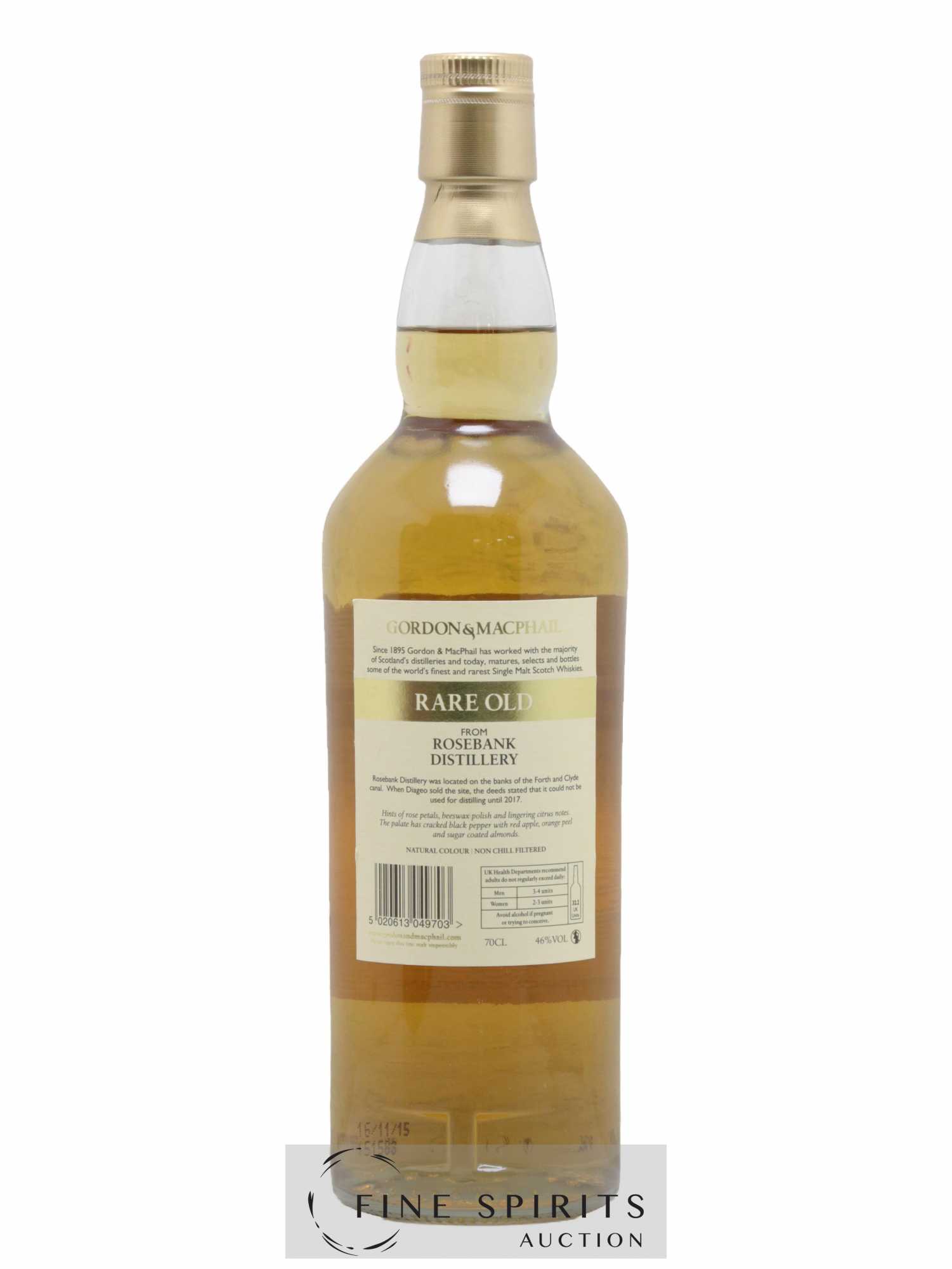 Buy Rosebank 1990 Gordon & MacPhail Rare Old Lot n°R0-15-11