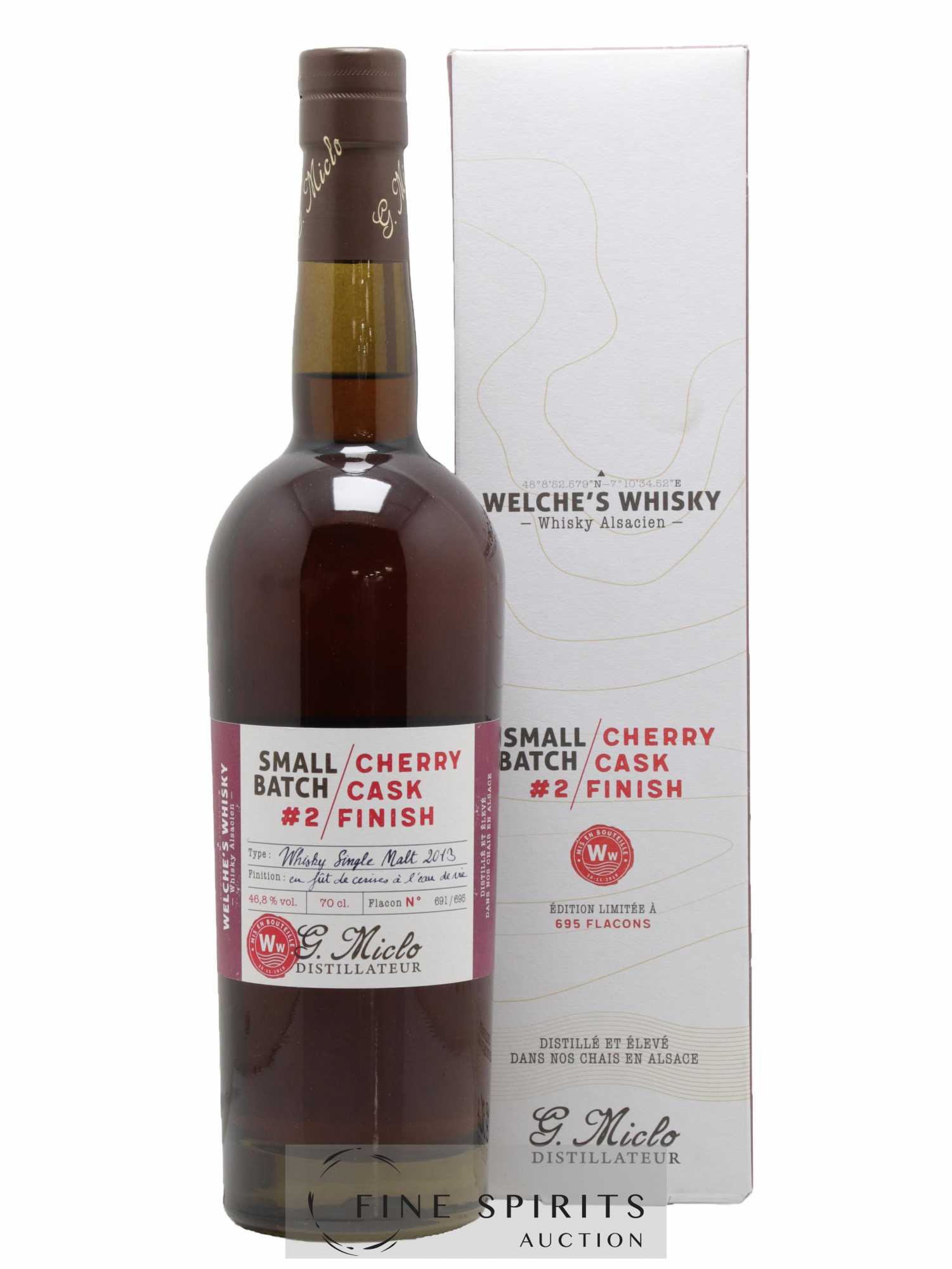 G. Miclo 2013 Of. Small Batch n°2 Cherry Cask Finish - One of 695