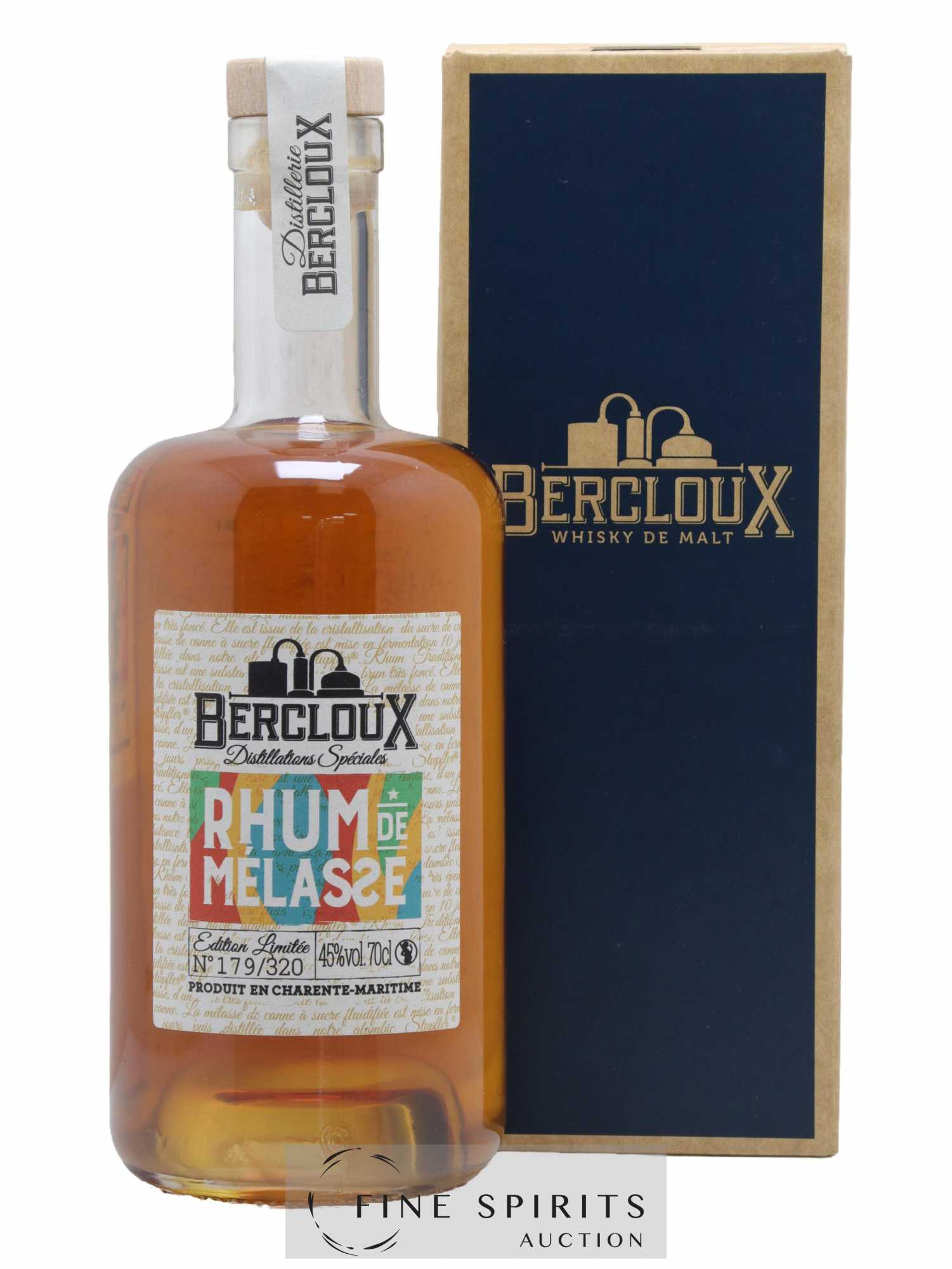 Bercloux Of. Rhum de Mélasse One of 320 Edition Limitée