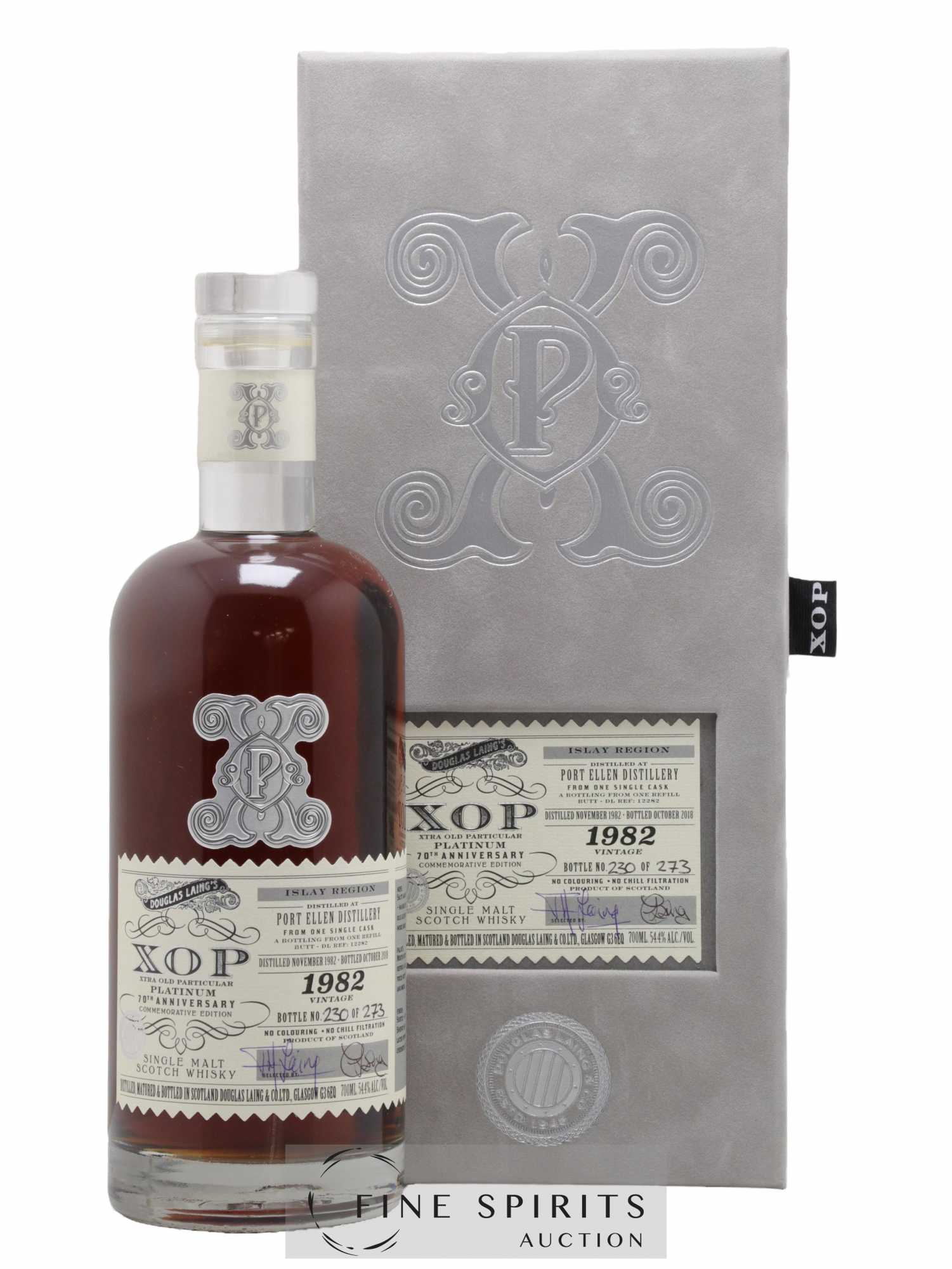 Port Ellen 1982 Douglas Laing Platinum 70th Anniversary Hogshead n°12282 - One of 273 - bottled 2018 Xtra Old Particular