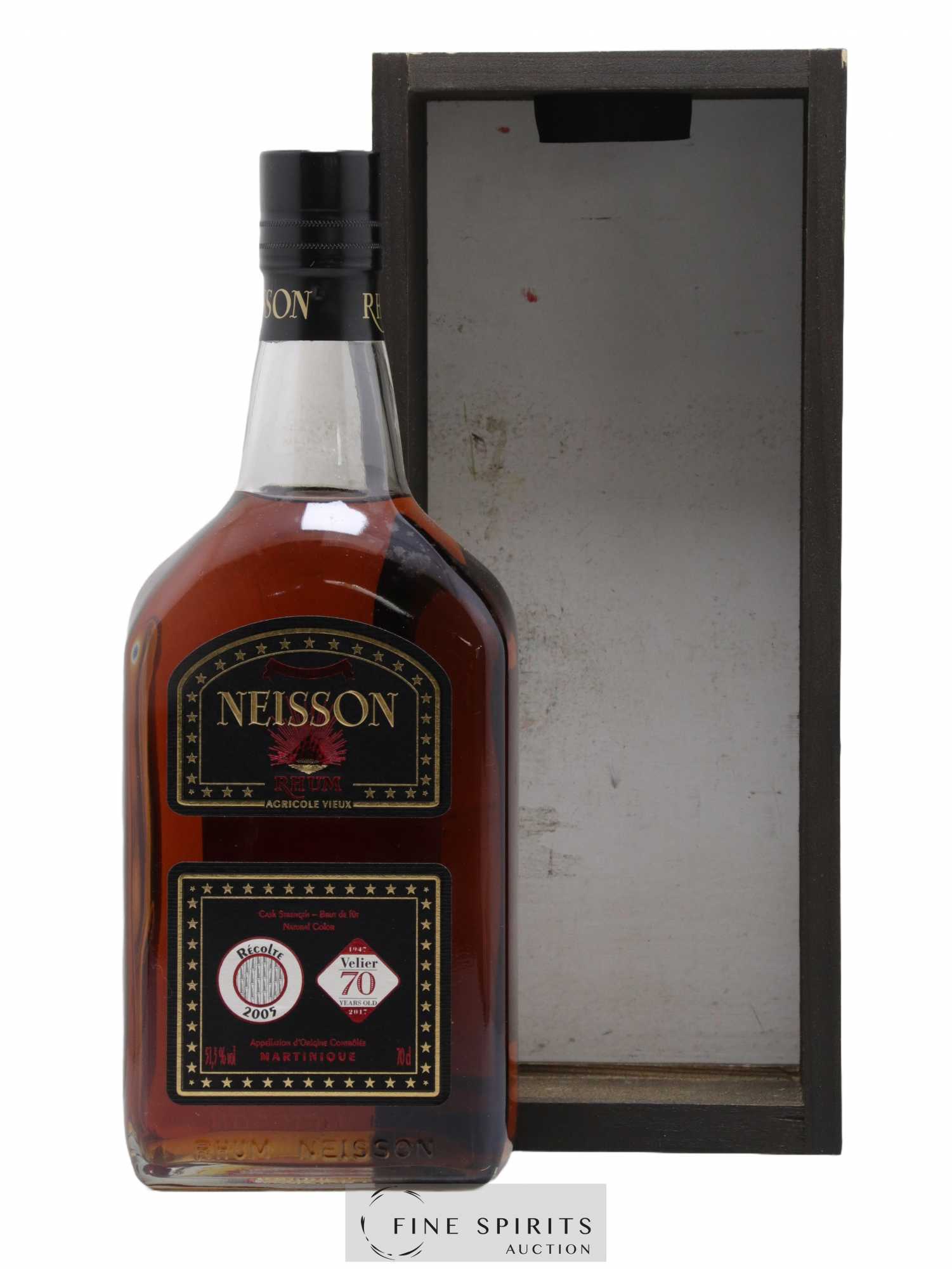 Neisson 2005 Of. Cask Strengh - bottled 2017 Velier 70 Years Old Edition Unique de 1150 bouteilles
