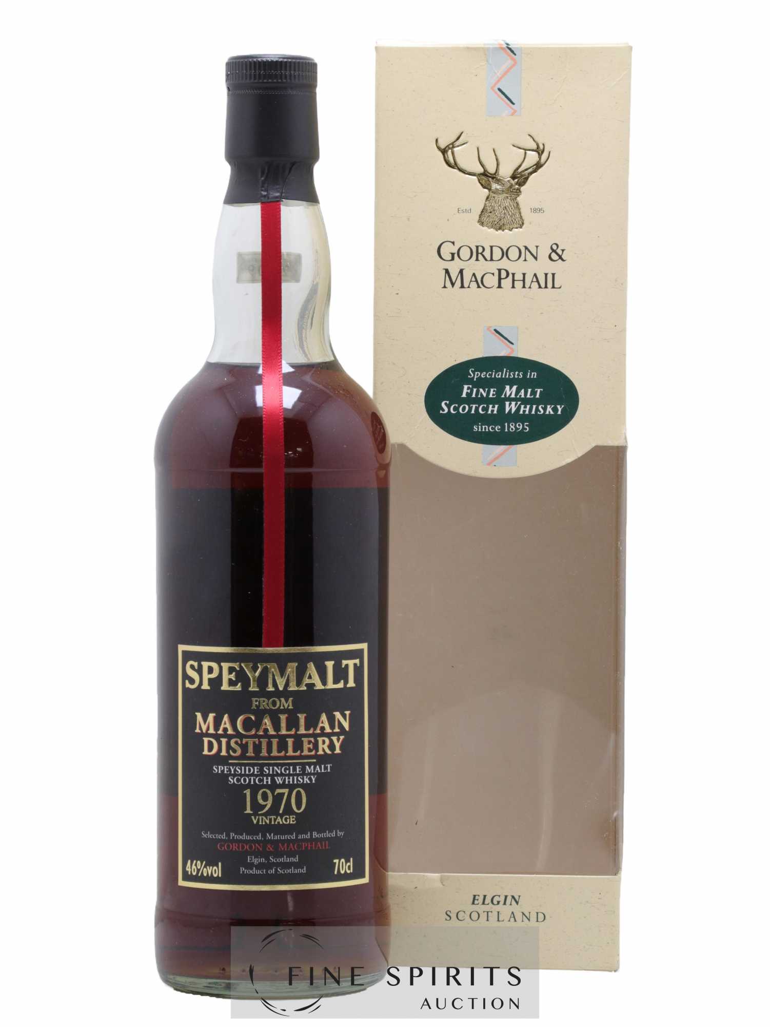 Speymalt From Macallan 1970 Gordon & Macphail 1st Fill Sherry Butt - Cask n°8326 - bottled 2009 LMDW