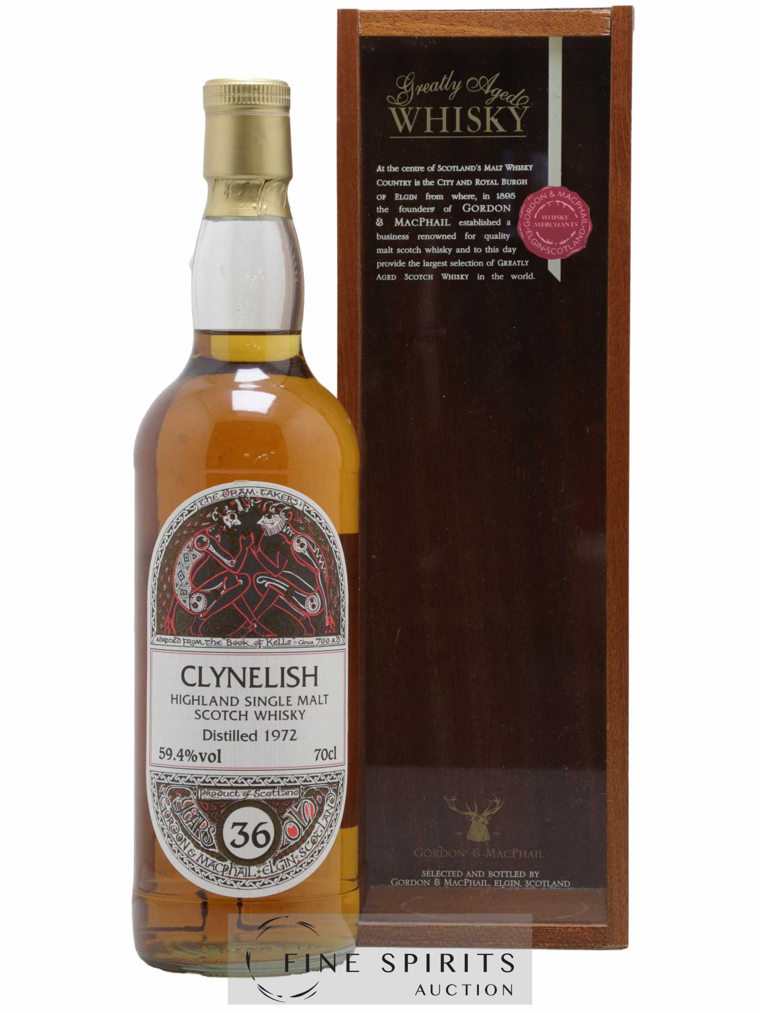 Clynelish 36 years 1972 Gordon & Macphail The Dram Taker's Refill Sherry Hogshead Cask n°14301 - Bottled 2009 LMDW