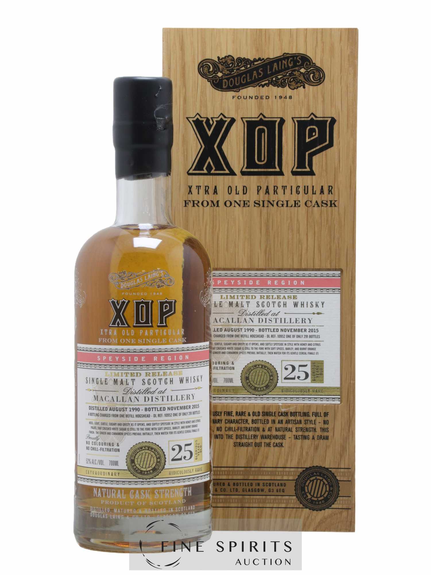 Macallan (The) 25 years 1990 Douglas Laing DL10952 - One of 291 - bottled 2015 Xtra Old Particular