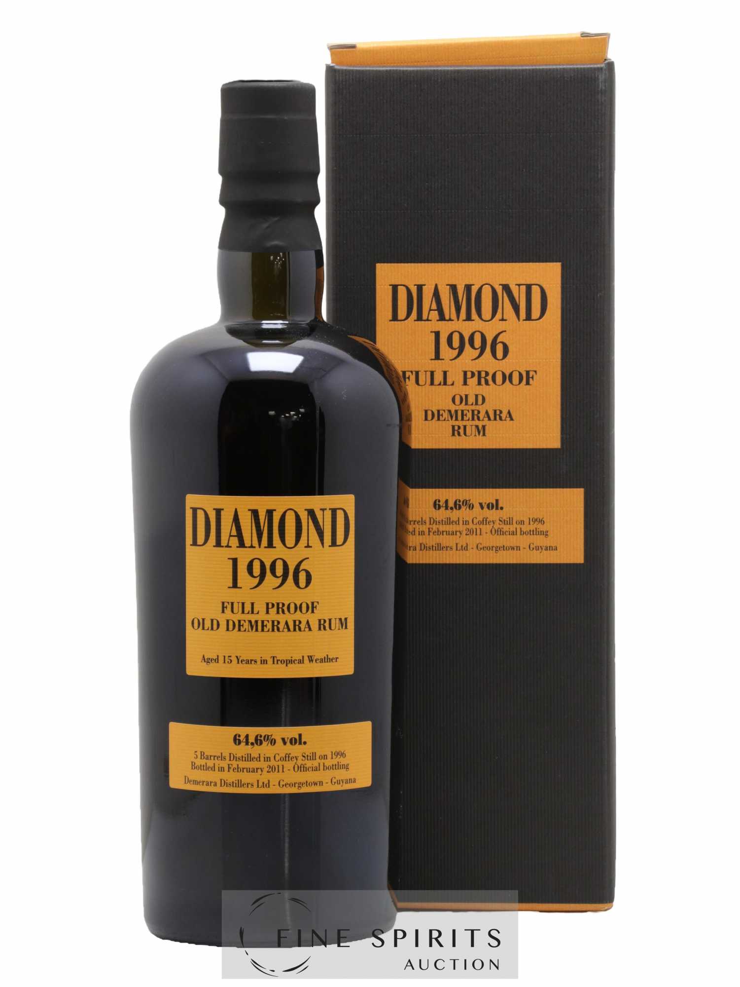Diamond 15 years 1996 Of. Full Proof Barrels SVW - bottled in 2011 Velier