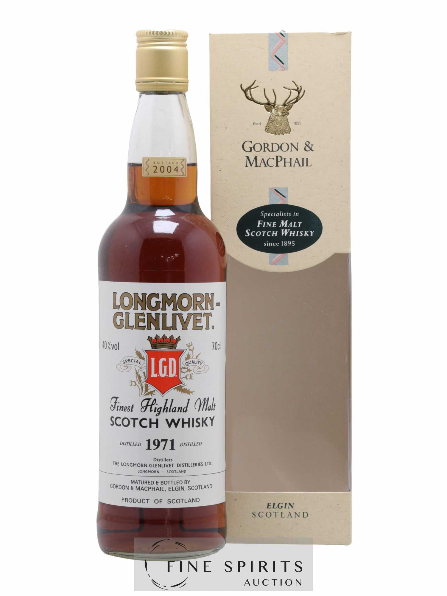 Longmorn 1971 Gordon & MacPhail bottled 2004