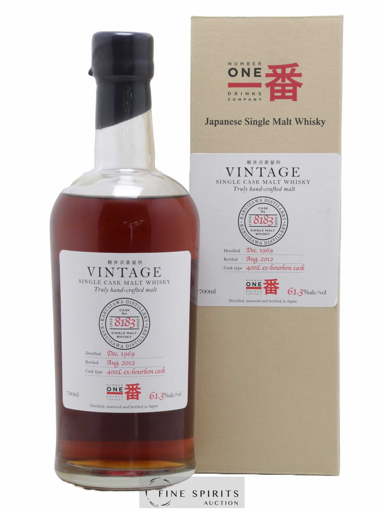 Karuizawa 1969 Number One Drinks Vintage Ex-Bourbon Cask n°8183 - bottled 2012 LMDW
