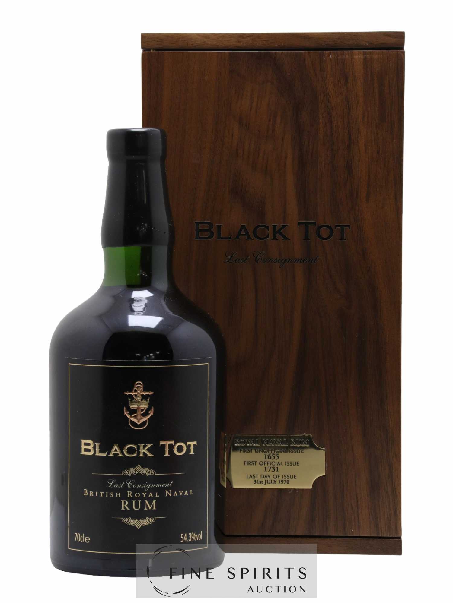Black Tot Of. Last Consignment British Royal Naval