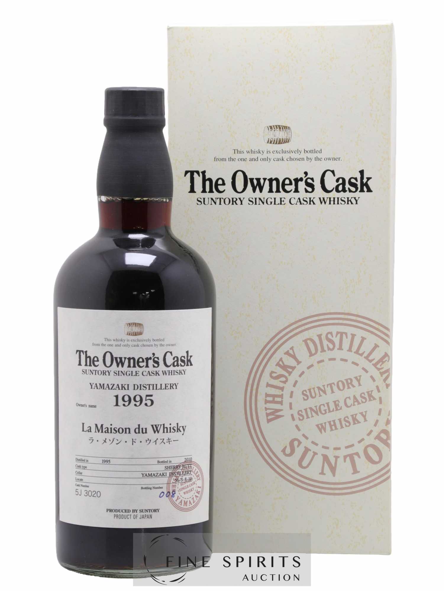 Yamazaki 1995 Of. The Owner's Cask Cask n°5J3020 - bottled 2010 LMDW
