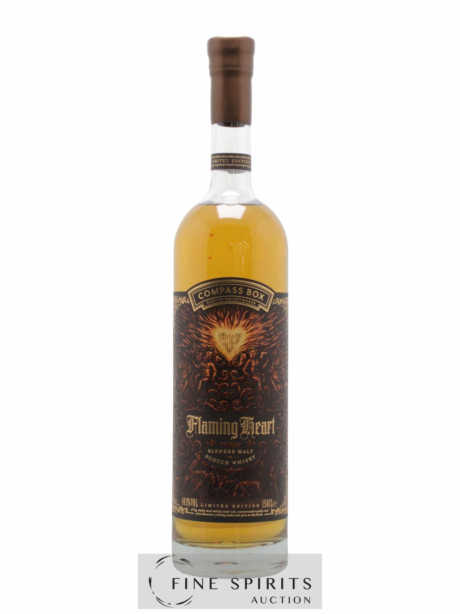 Flaming Heart Compass Box Sixth Edition One of 800 - bottled 2018 Limited Edition (1.5L)