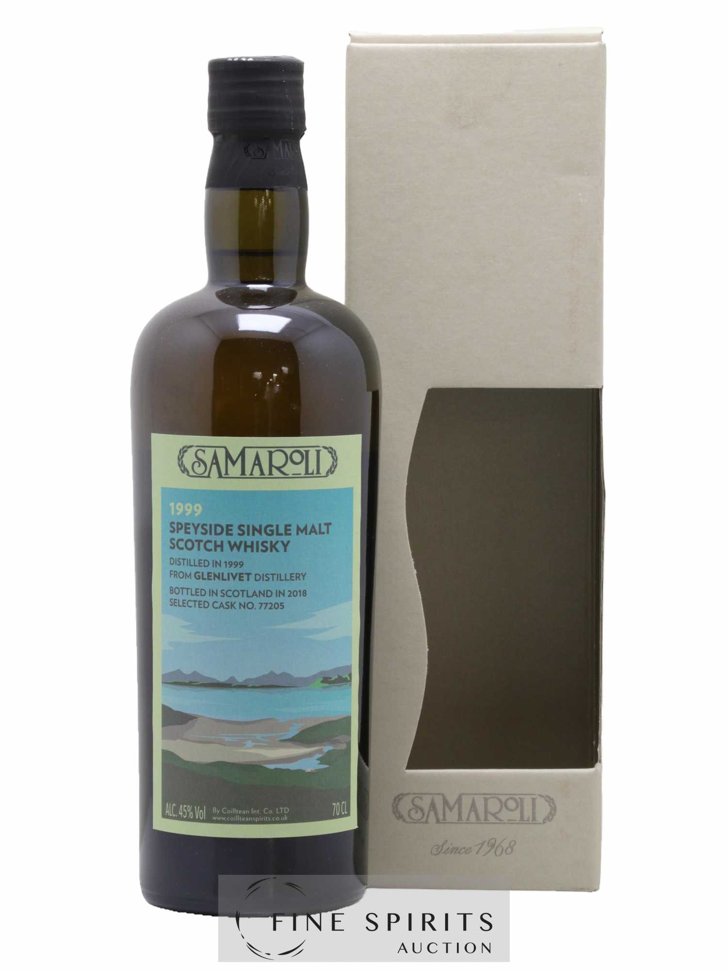 Glenlivet (The) 1999 Samaroli Cask n°77205 - One of 168 - bottled 2018