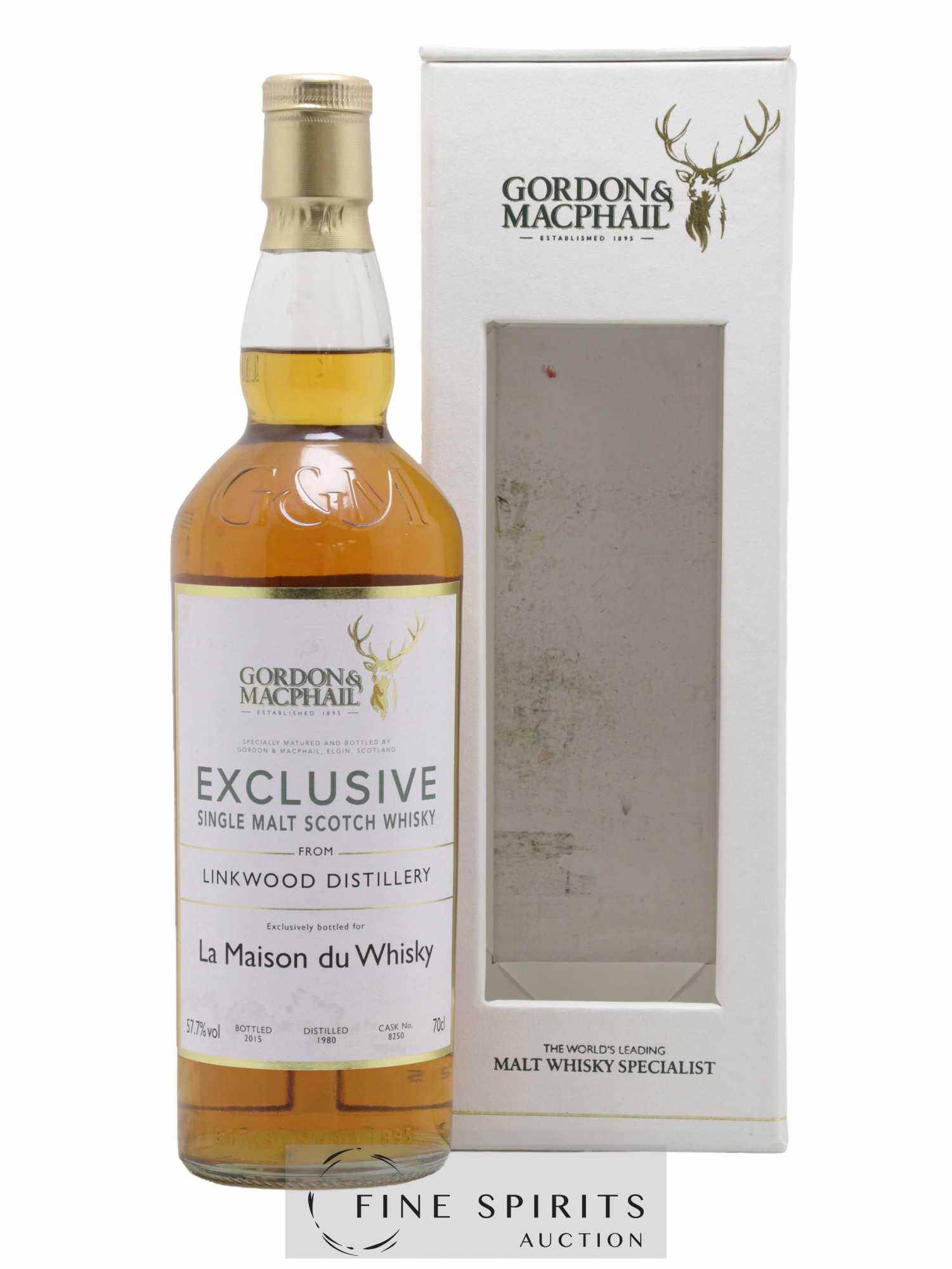 Linkwood 1980 Gordon & MacPhail Exclusive Cask n°8250 - One of 179 - bottled 2015 LMDW