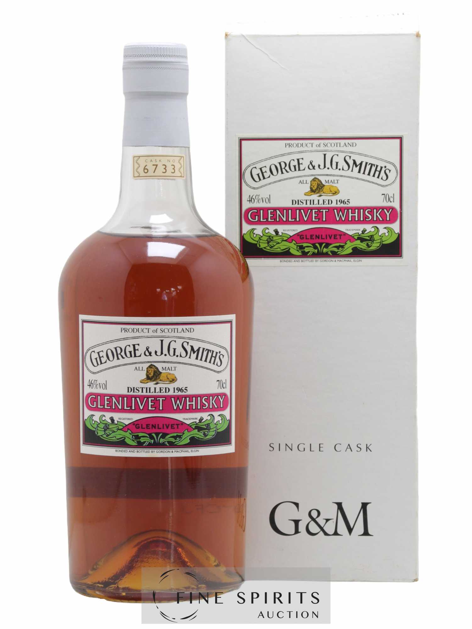 Glenlivet 1965 Gordon & Macphail George & J.G. Smith's Cask n°6733 - bottled 2007